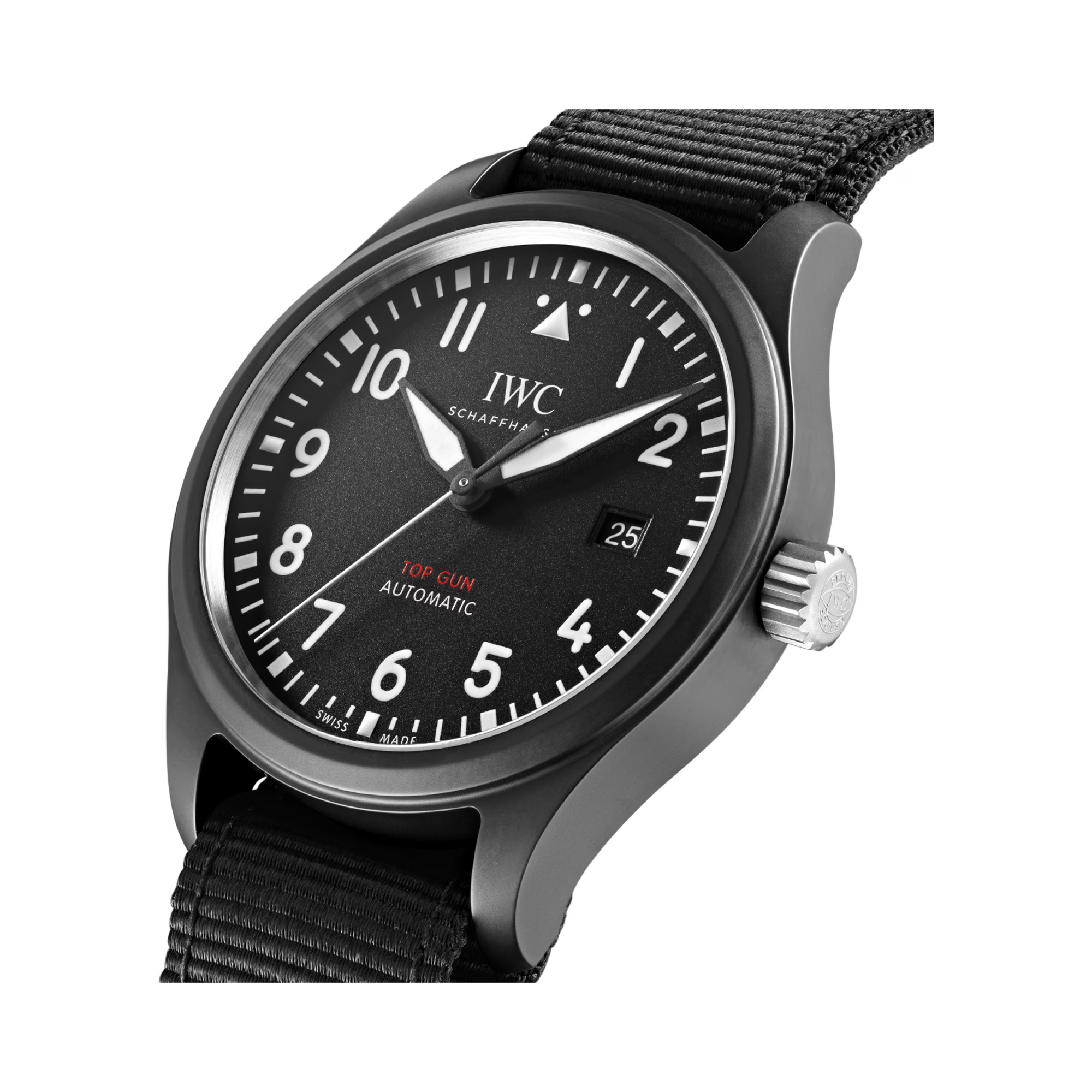 IWC Pilot's Top Gun Automatic 41mm, Black Dial, Arabic Numerals_3