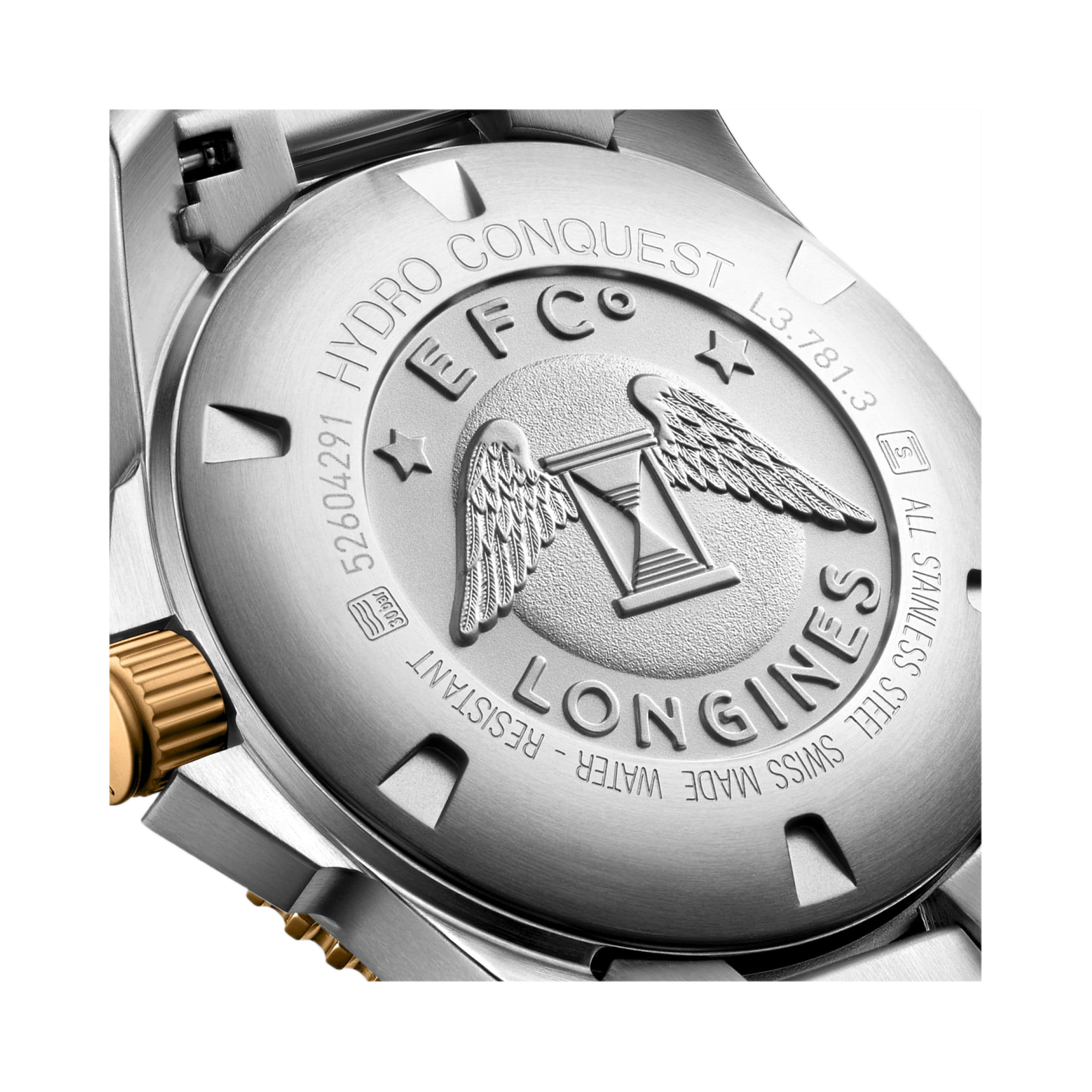 Longines HydroConquest 41mm, Black Dial, Arabic & Roman Numeral_3