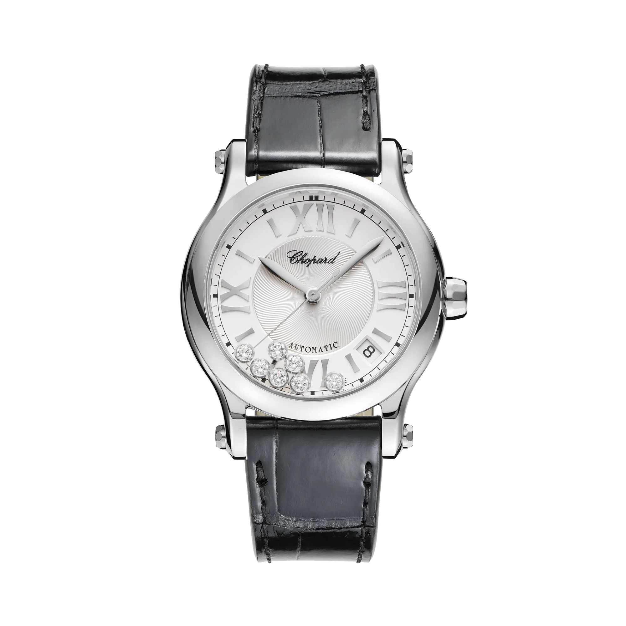 Chopard Happy Sport 36mm, Silver Dial, Roman Numerals_1