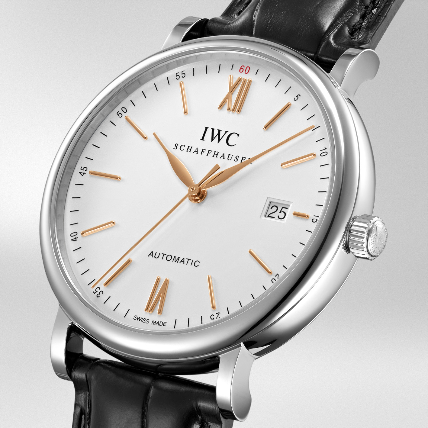 IWC Portofino Automatic 40mm, Silver Dial, Baton Numerals_2