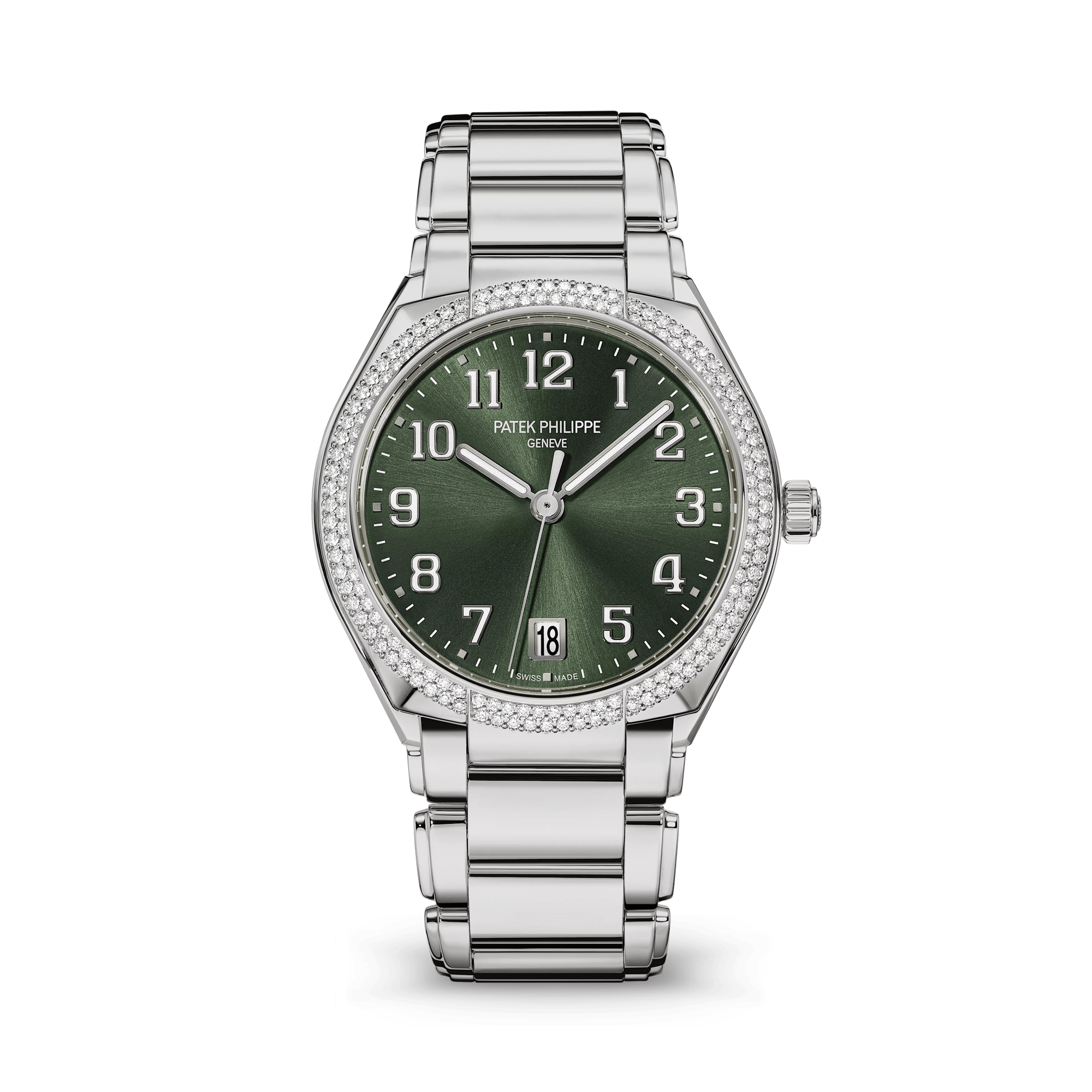 Patek Philippe Twenty~4 36mm, Olive Green Dial, Arabic Numerals_1
