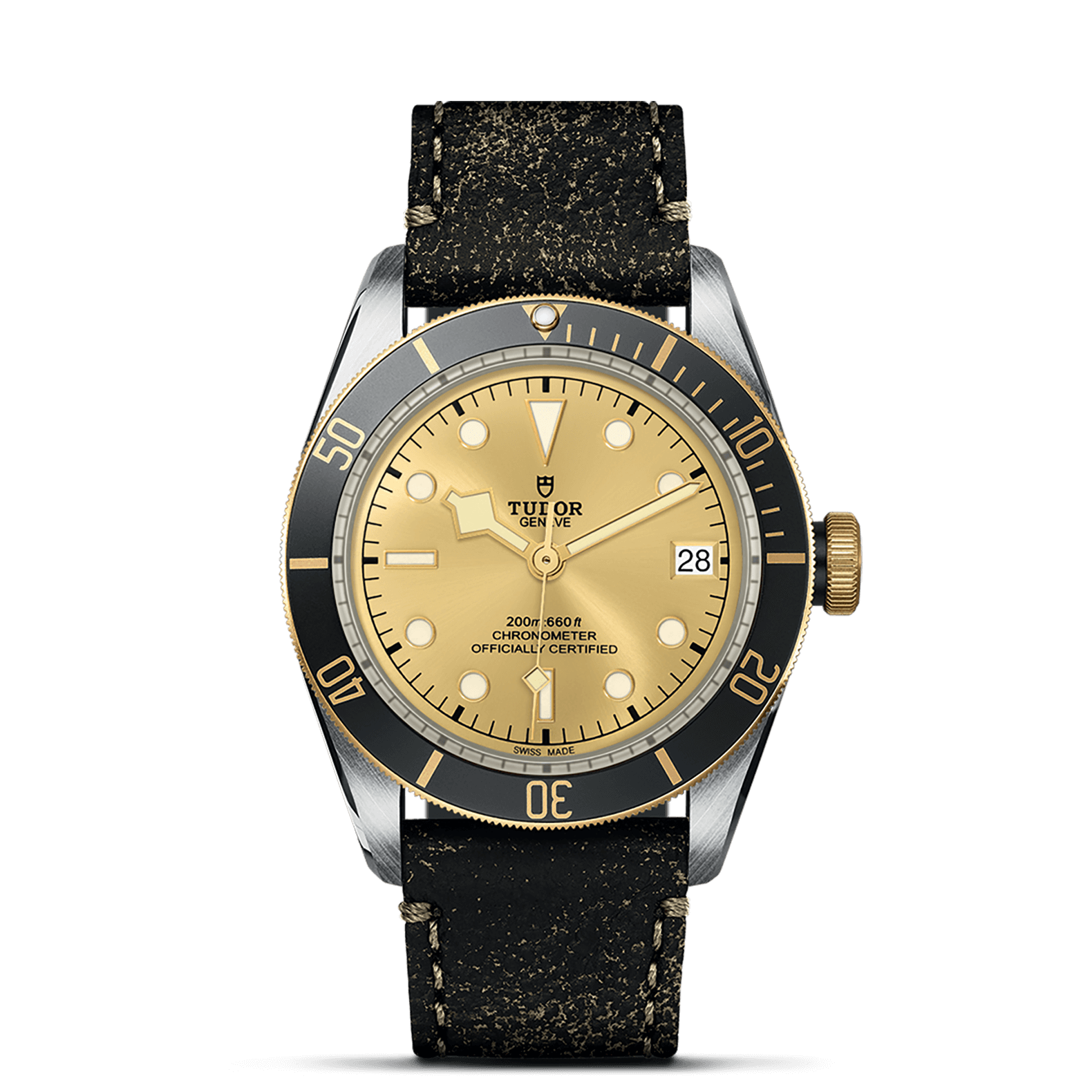 Tudor Black Bay S&G 41mm. Gold Dial. Baton Numerals_1