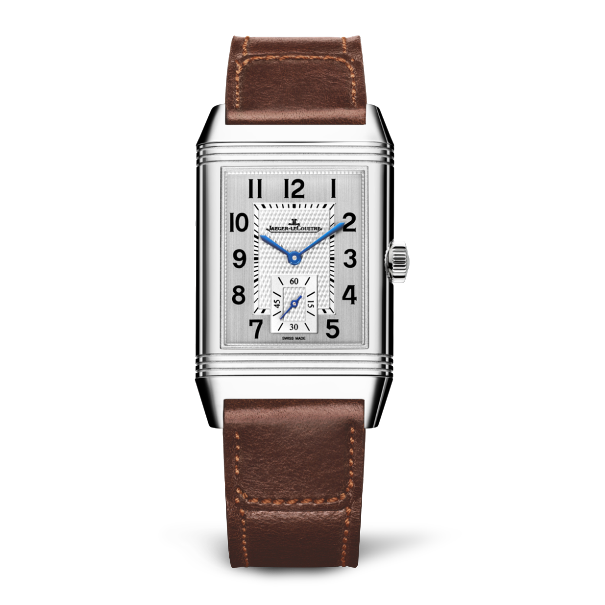 Jaeger-LeCoultre Reverso 47mm, Black-Silver Dial, Arabic/Baton Numerals_1