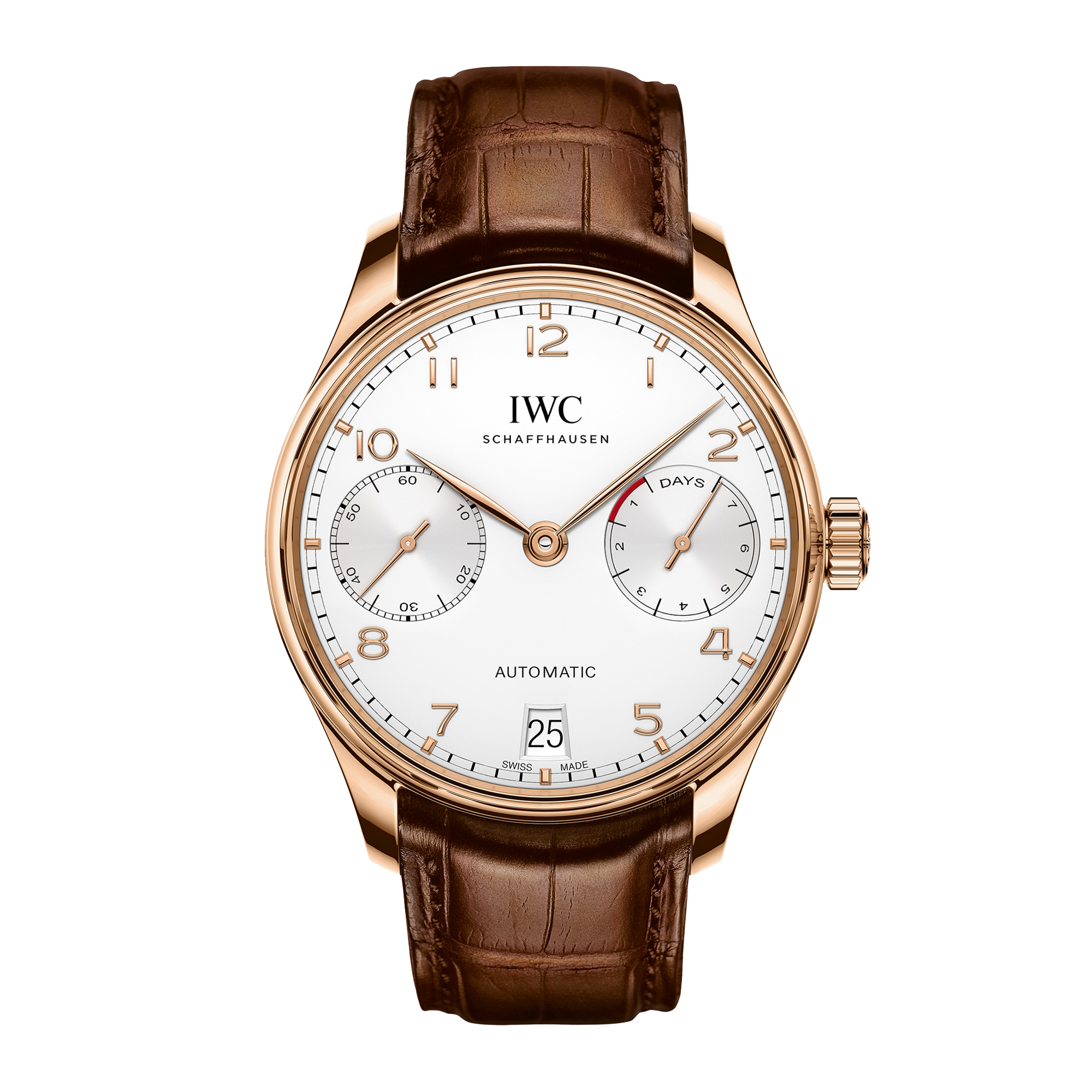 IWC Portugieser Automatic 42.3mm, Silver Dial, Arabic Numerals_1