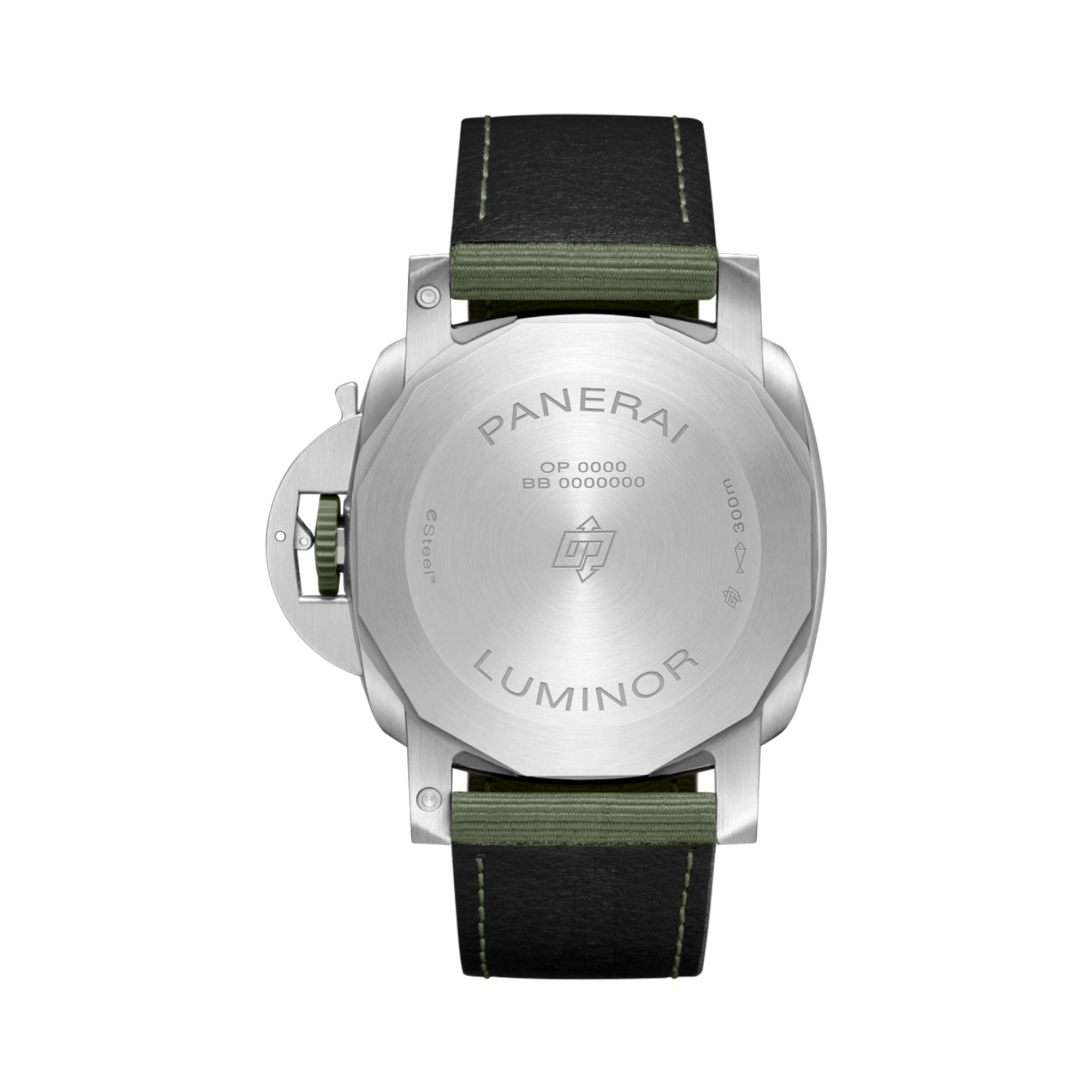 Panerai Luminor Marina ESteel™ Verde Smeraldo - 44mm 44mm, Green Dial, Arabic/Baton Numerals_2