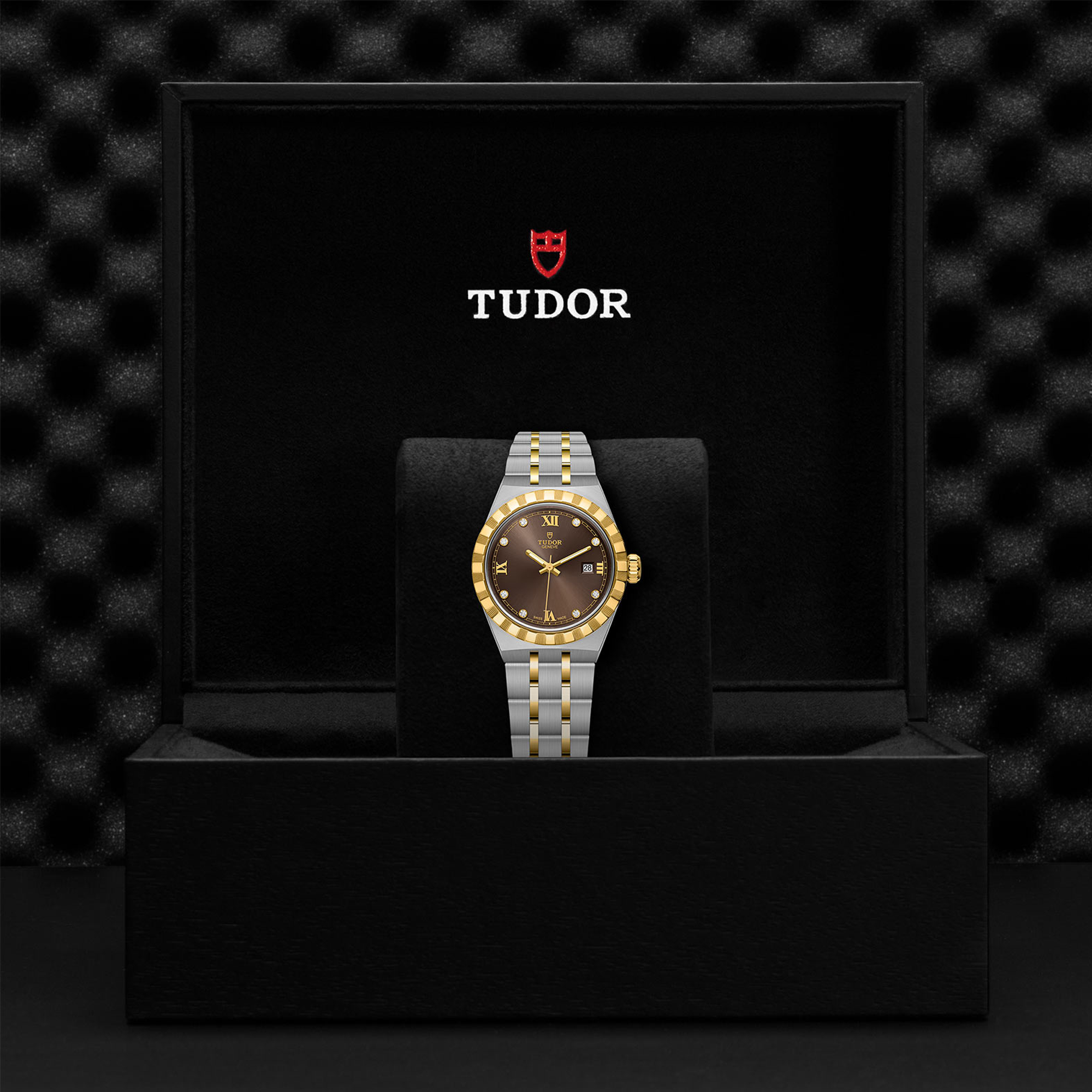 Tudor Royal 28mm, Brown Dial, Diamond Numerals_3