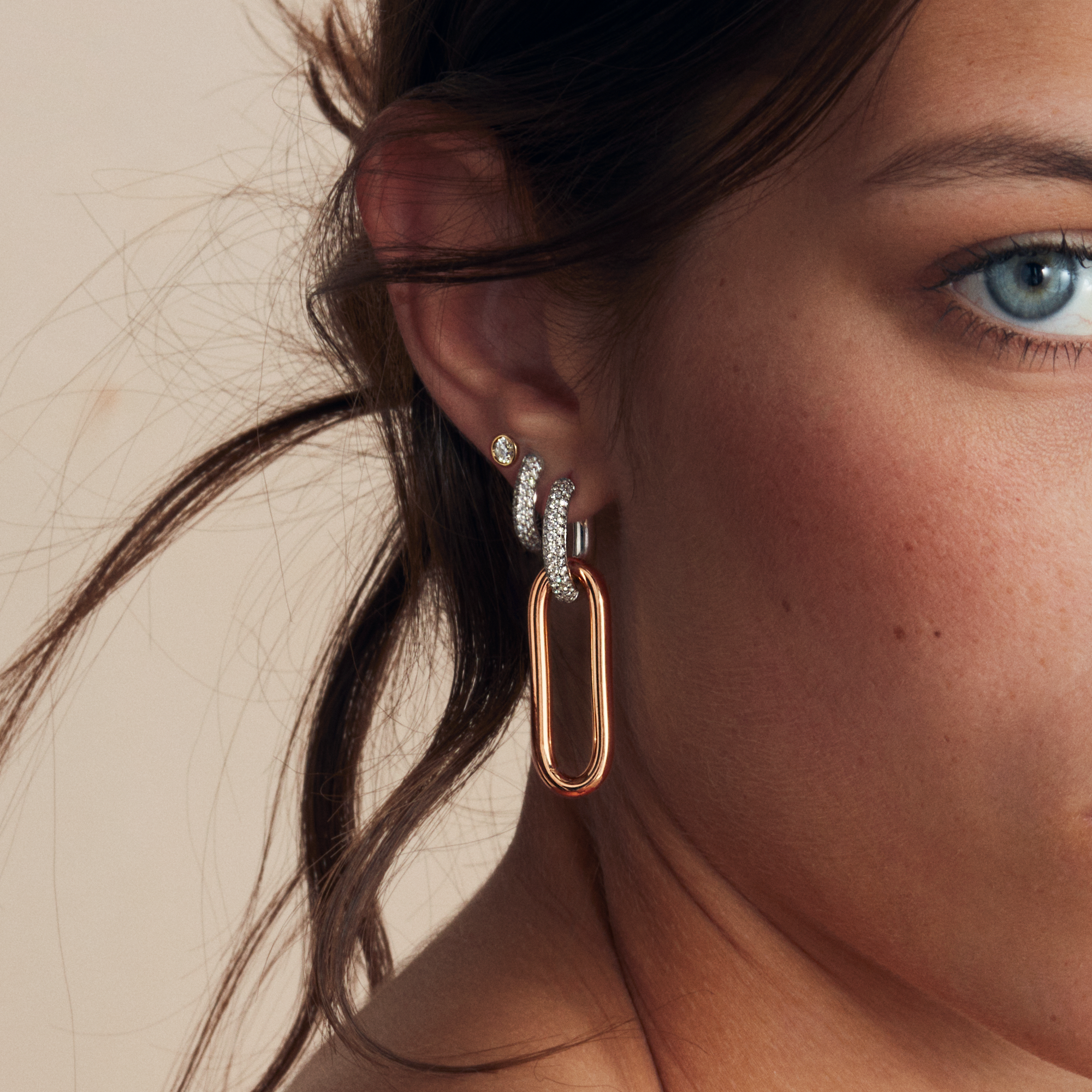 Havana Diamond Drop Earrings Brilliant Cut, Pave Set_10
