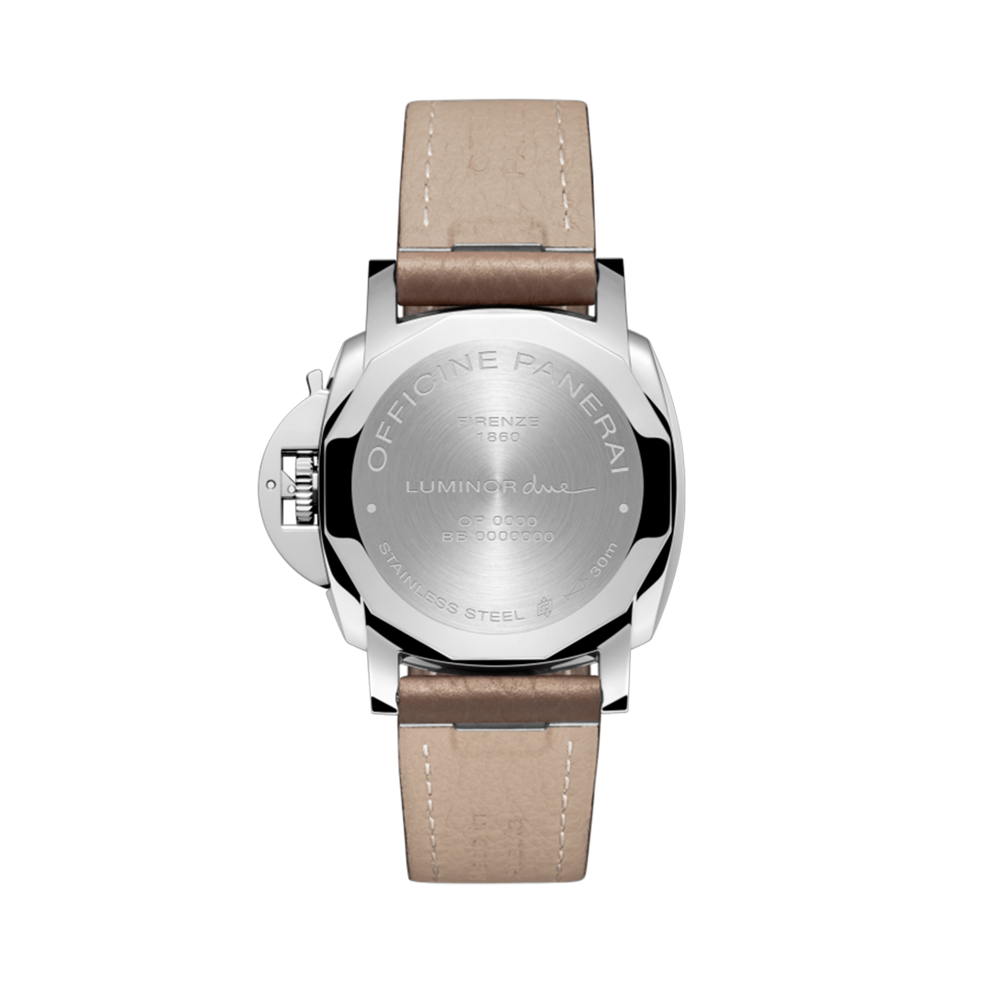 Luminor Due - 38mm White Dial, Arabic/Baton Numerals_3