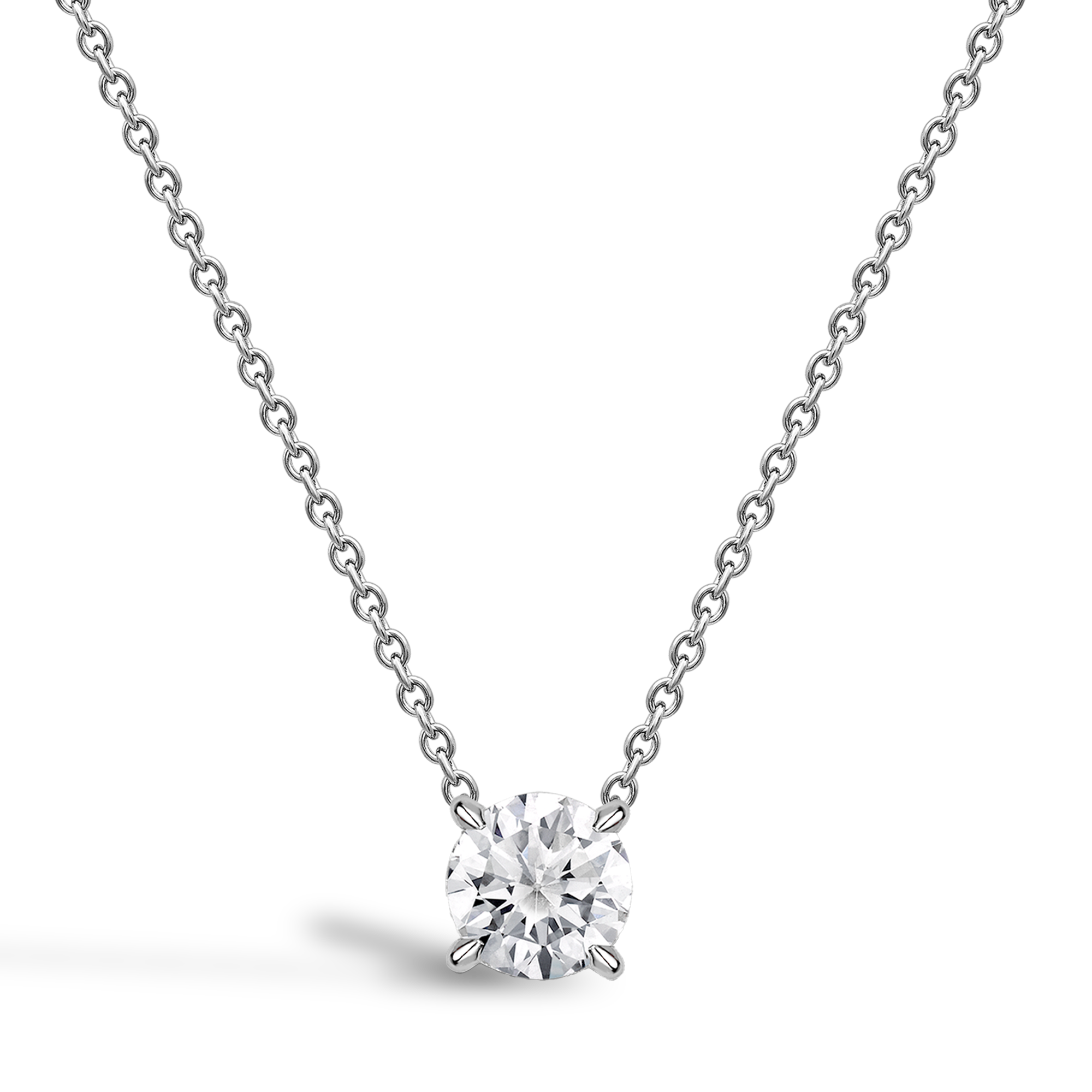 Contemporary Brilliant Cut 0.70ct Diamond Solitaire Pendant Brilliant cut, Claw set_1