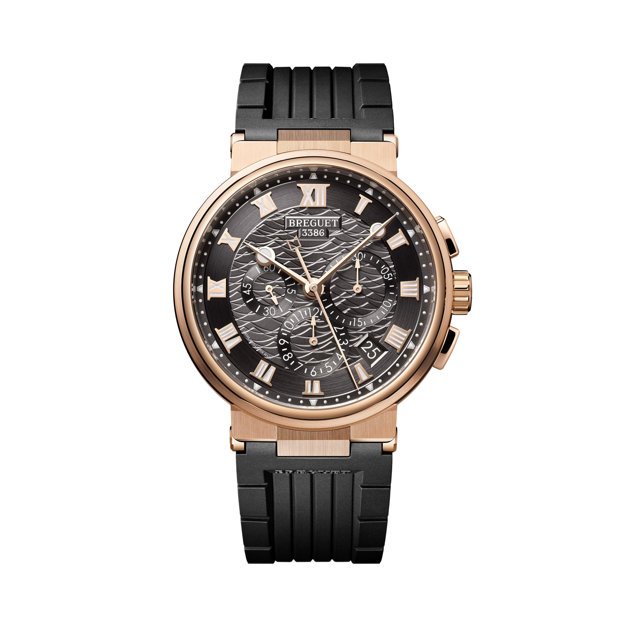 Breguet Marine Chronograph 42.3mm, Grey Dial, Roman Numerals_1