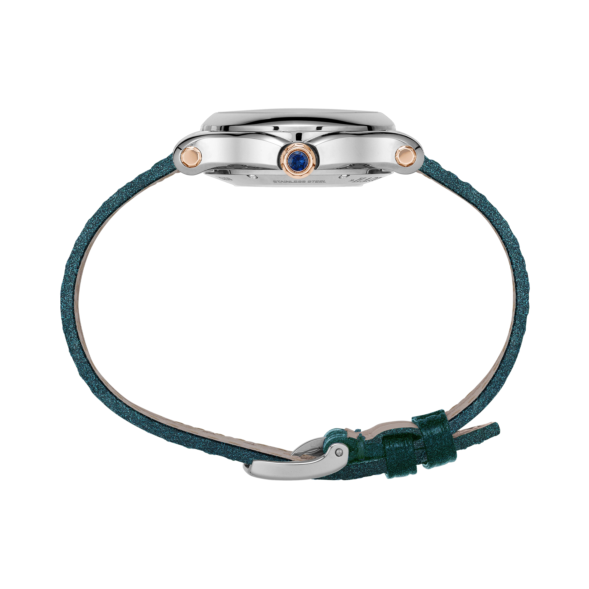 Chopard Happy Sport 30mm, Teal Dial, Roman/Baton Numerals_3