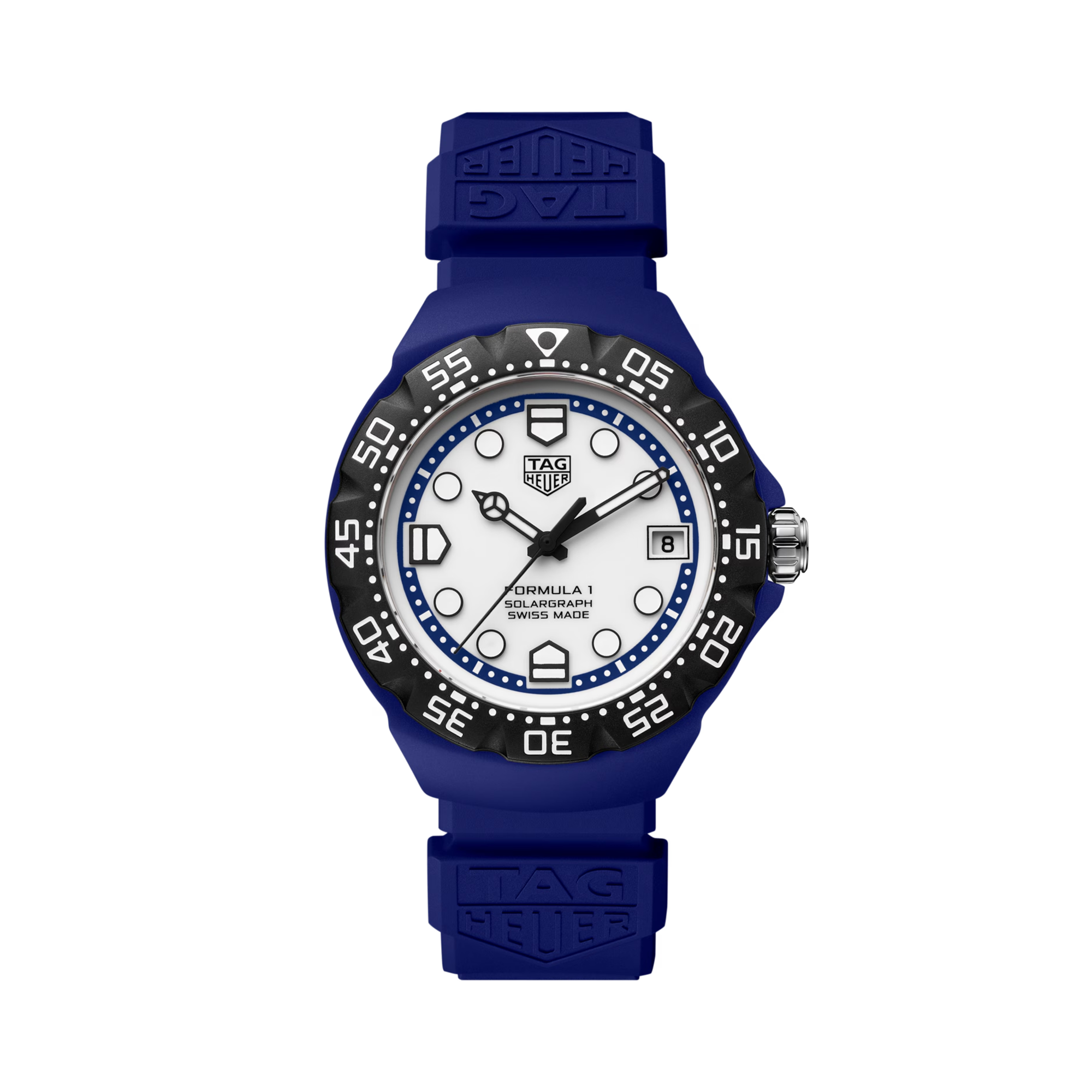 TAG Heuer Formula 1 Solargraph Limited Edition 38mm, White Dial, Baton Numerals_1