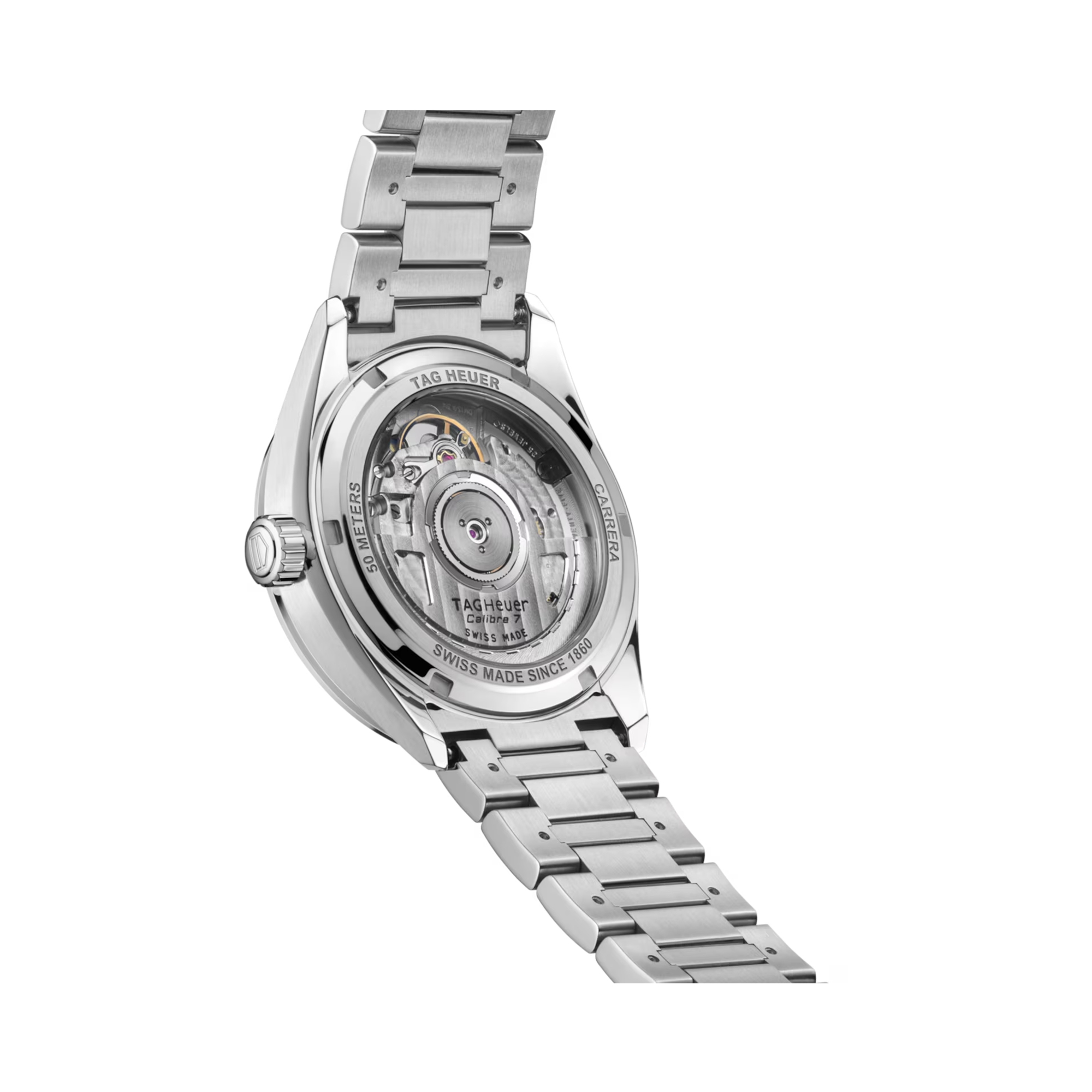 Tag Heuer Carrera Date 36mm, Pink Dial, Diamond Numerals_2