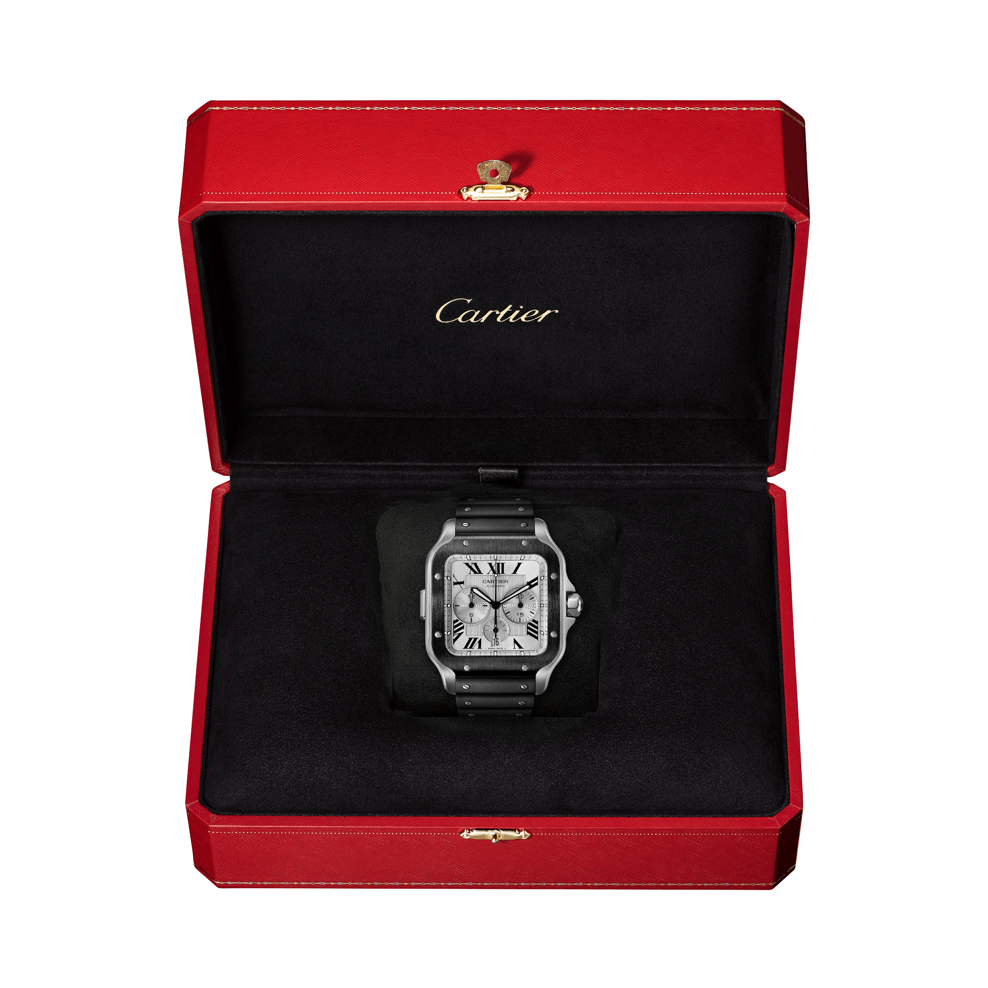 Cartier Santos de Cartier Extra-Large, Silver Dial, Roman Numerals_7