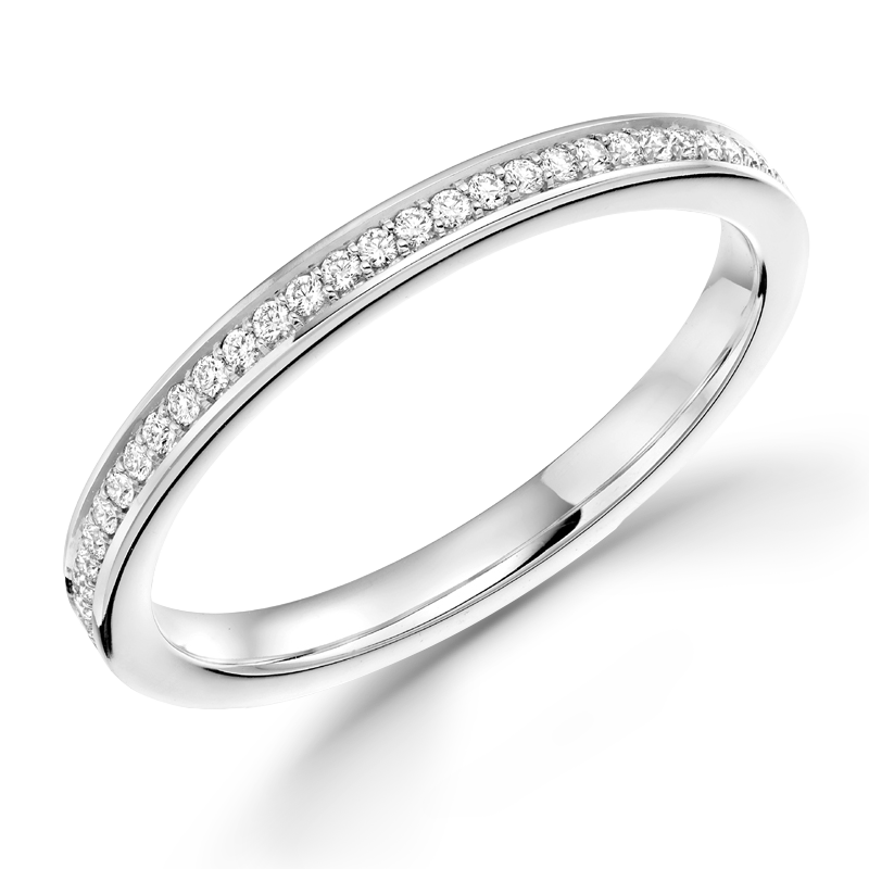 Brilliant Cut Diamond Eternity Ring Brilliant Cut, Eternity, Thread Set_1