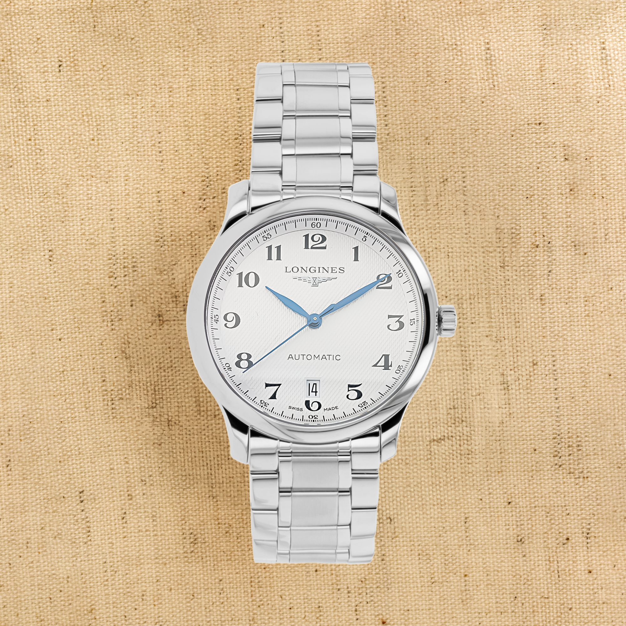 Longines Master collection 38.5mm, Silver Dial, Arabic Numerals_1