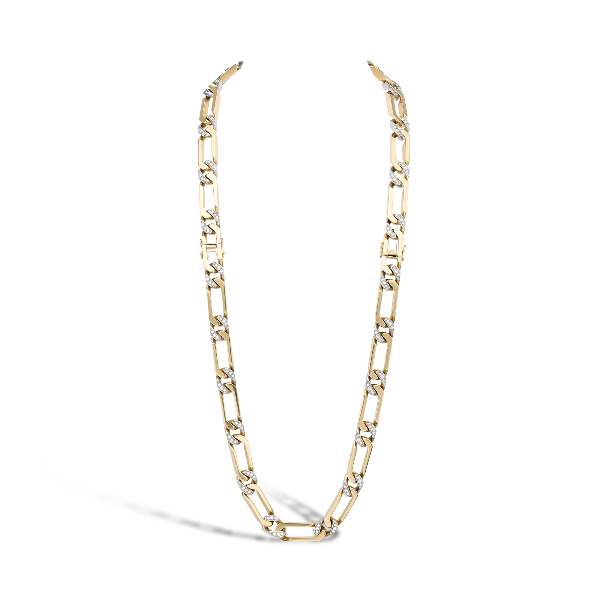 1980s Van Cleef & Arpels Diamond Transformable Necklace Brilliant cut, Claw set_1