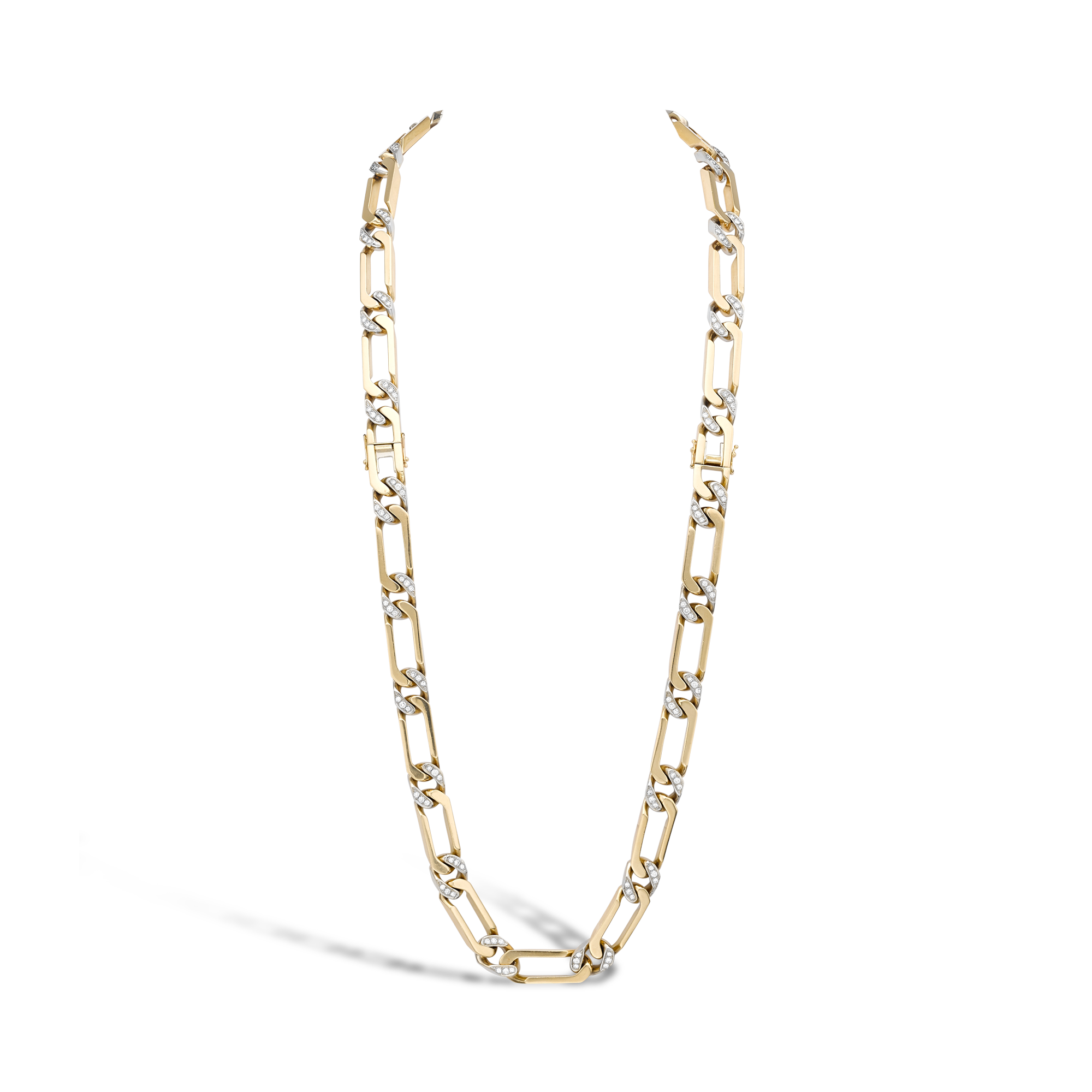 1980s Van Cleef & Arpels Diamond Transformable Necklace Brilliant cut, Claw set_1