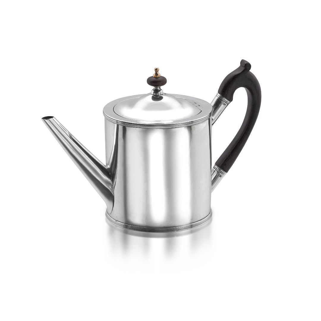 Silver George III Teapot Hallmarked London_1