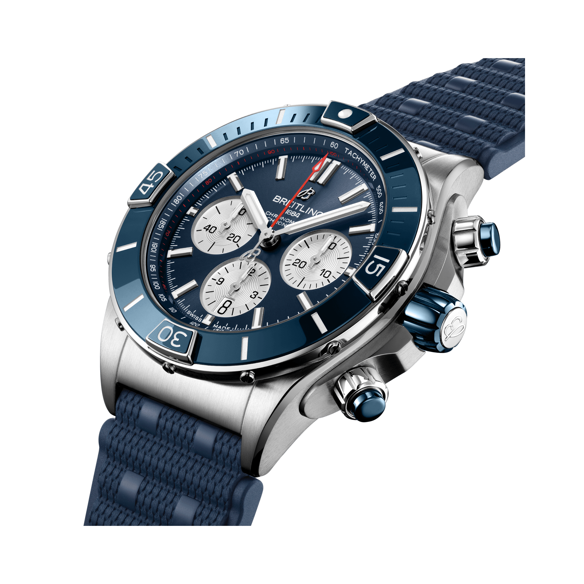 Breitling Super Chronomat B01 44 44mm, Blue Dial, Baton Numerals_3