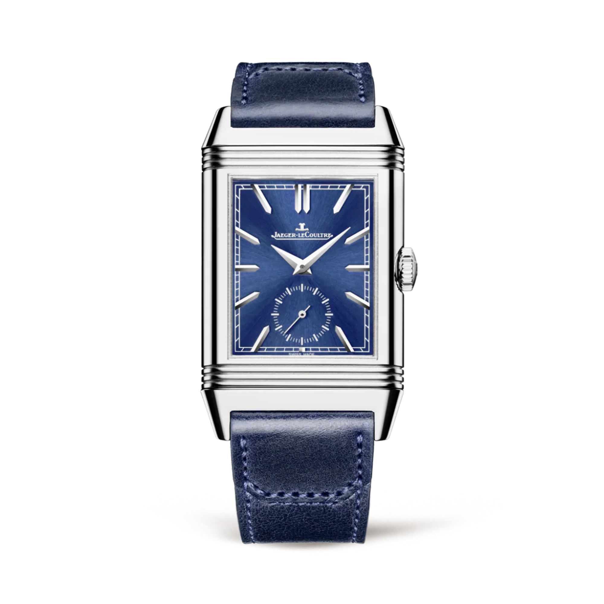 Jaeger-LeCoultre Reverso 28.3mm, Blue Dial, Baton Numerals_1