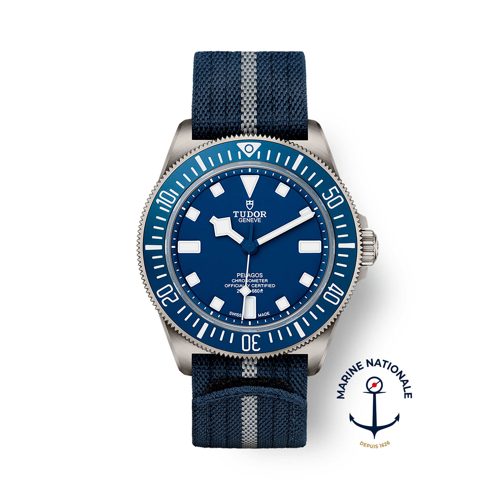 Tudor Pelagos 42mm, Blue Dial, Baton Numerals_1