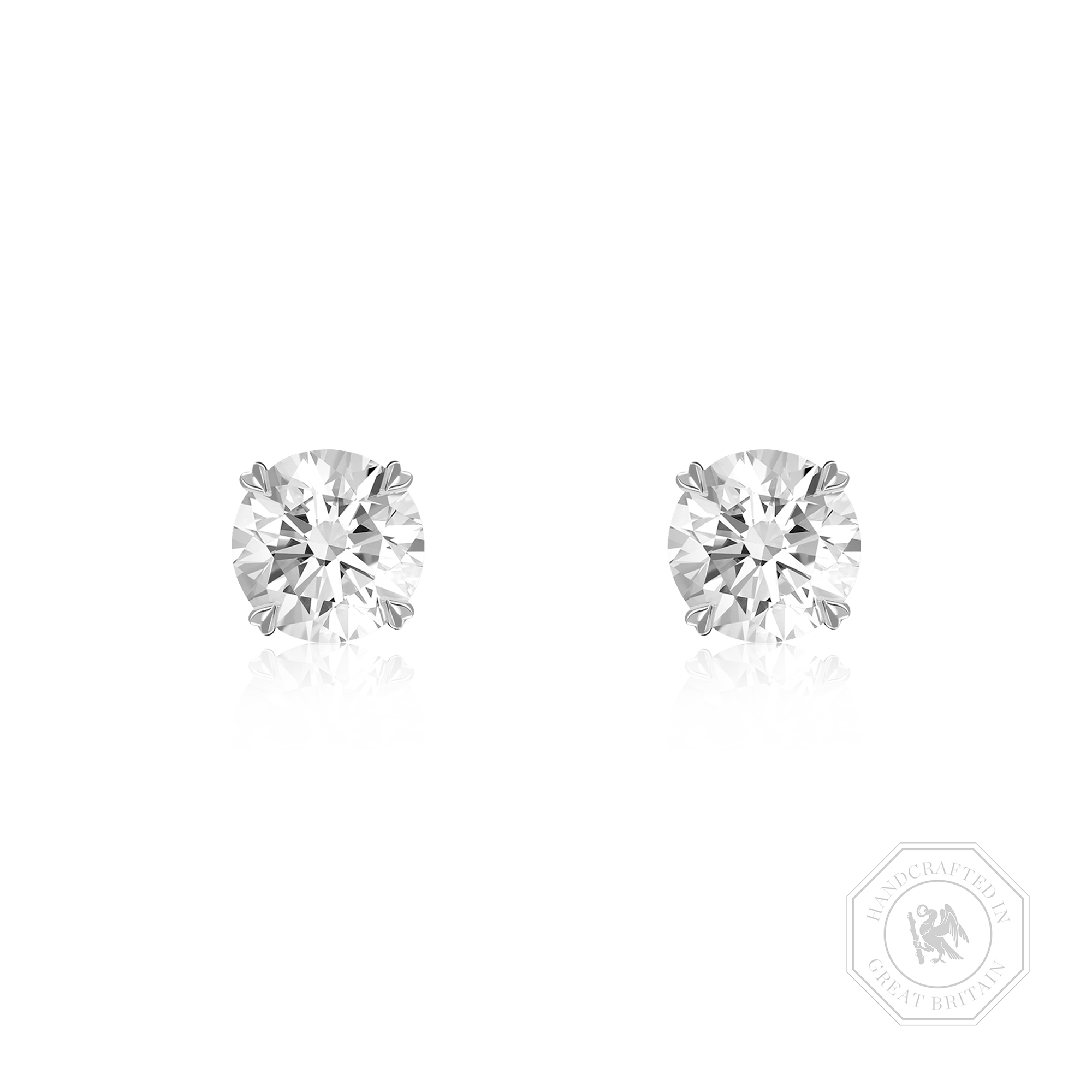 Windsor 0.80ct Diamond Stud Earrings Brilliant cut, Claw set_1