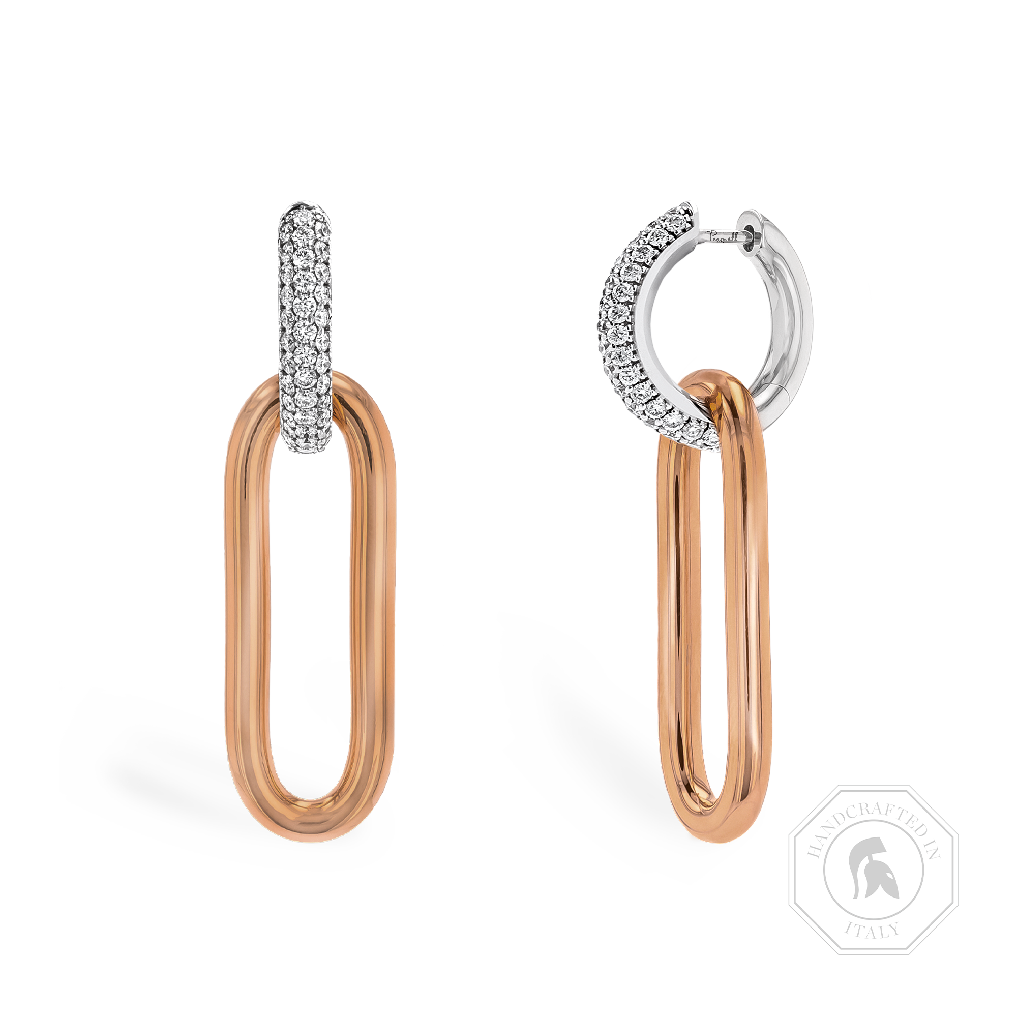 Havana Diamond Drop Earrings Brilliant Cut, Pave Set_1