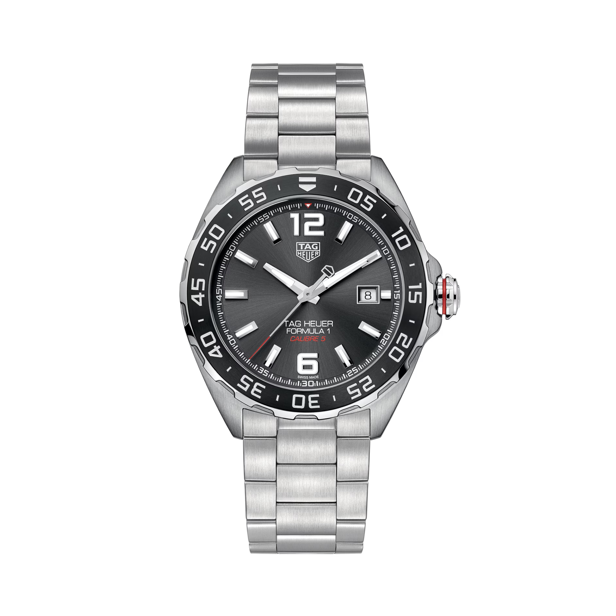TAG Heuer Formula 1 Date 43mm, Grey Dial, Arabic/Baton Numerals_1