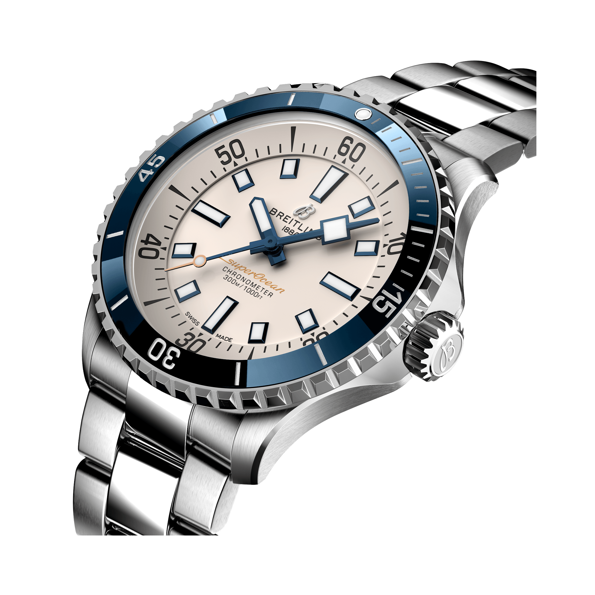 Breitling Superocean Automatic 44 42mm, White Dial, Arabic & Baton Numerals_3