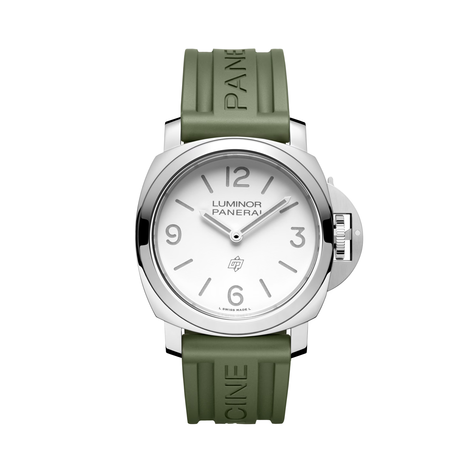 Panerai Luminor Logo 44mm, White Dial, Arabic/Baton Numerals_1