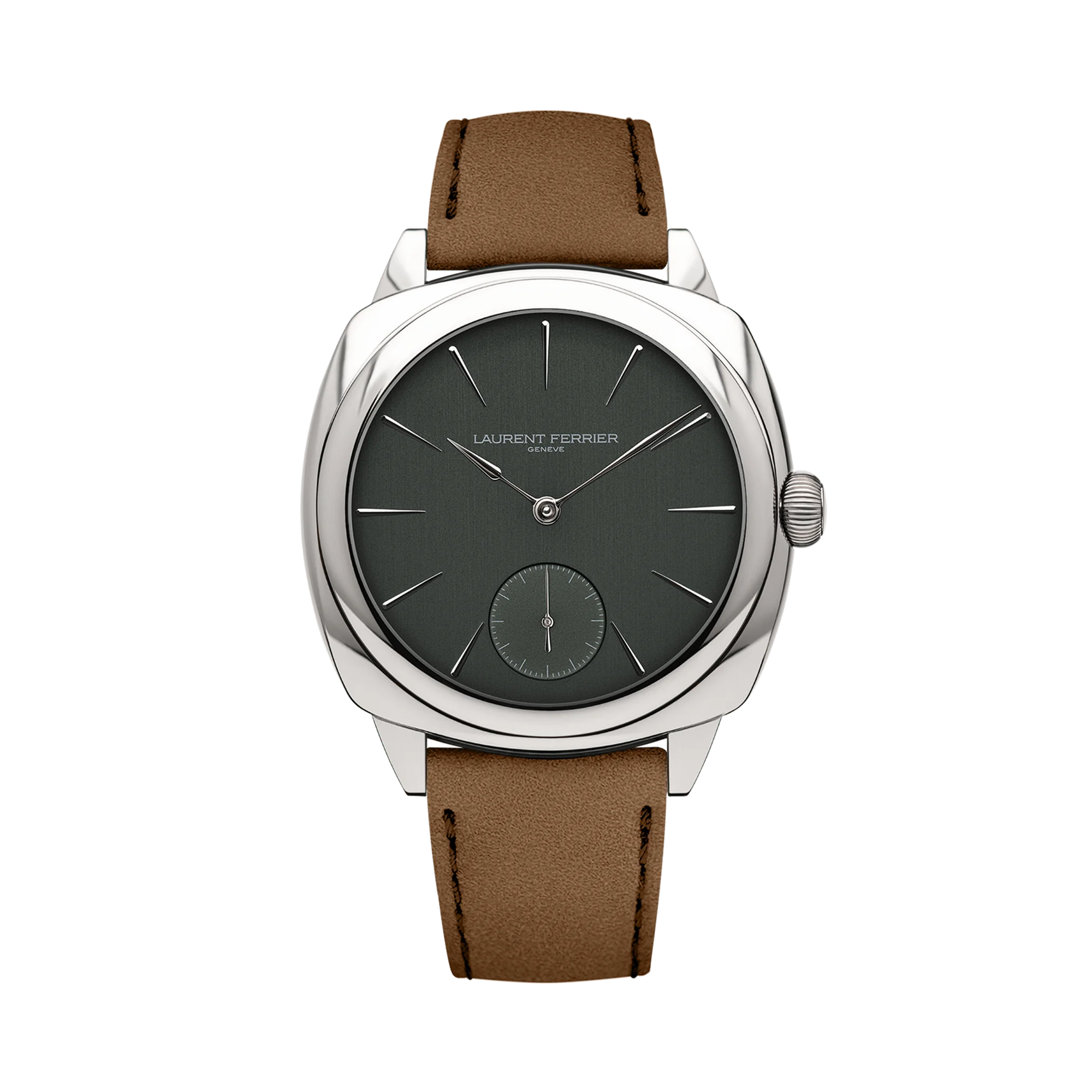 Laurent Ferrier Square Micro Rotor Evergreen 41mm, Green Dial, Baton Numerals_1