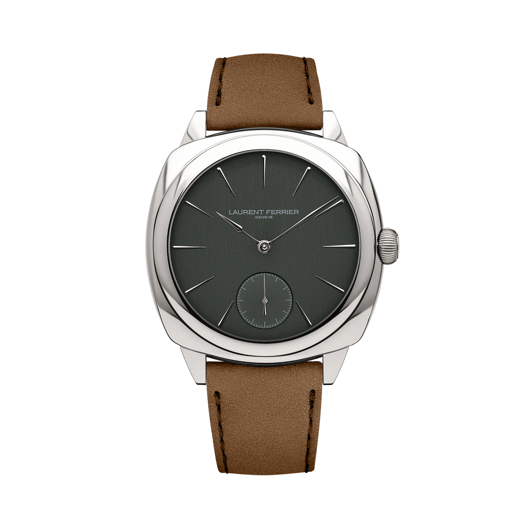 Laurent Ferrier Square Micro Rotor Evergreen 41mm, Green Dial, Baton Numerals_1