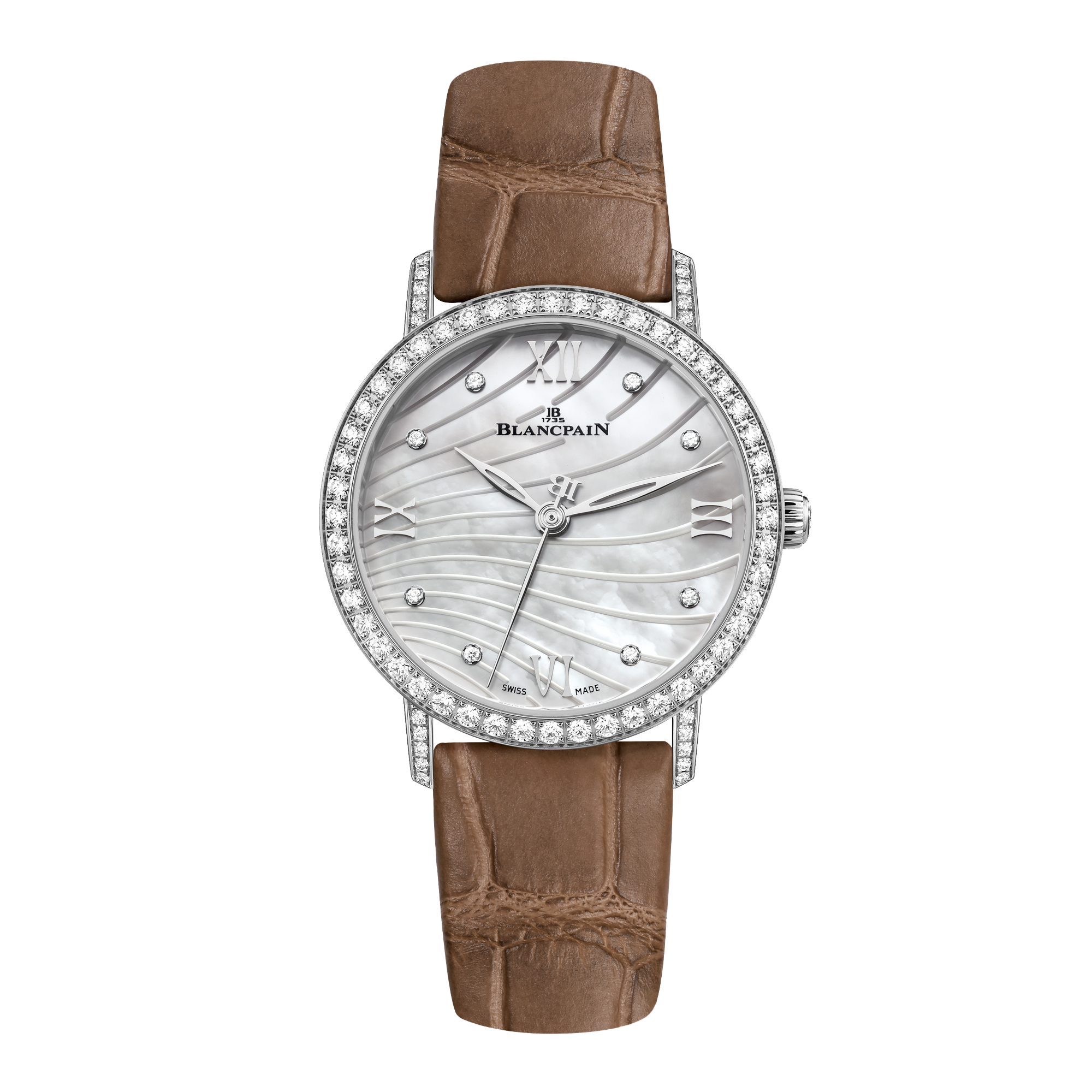Blancpain Villeret 29.2mm, Mother of Pearl Dial, Diamond Numerals_1