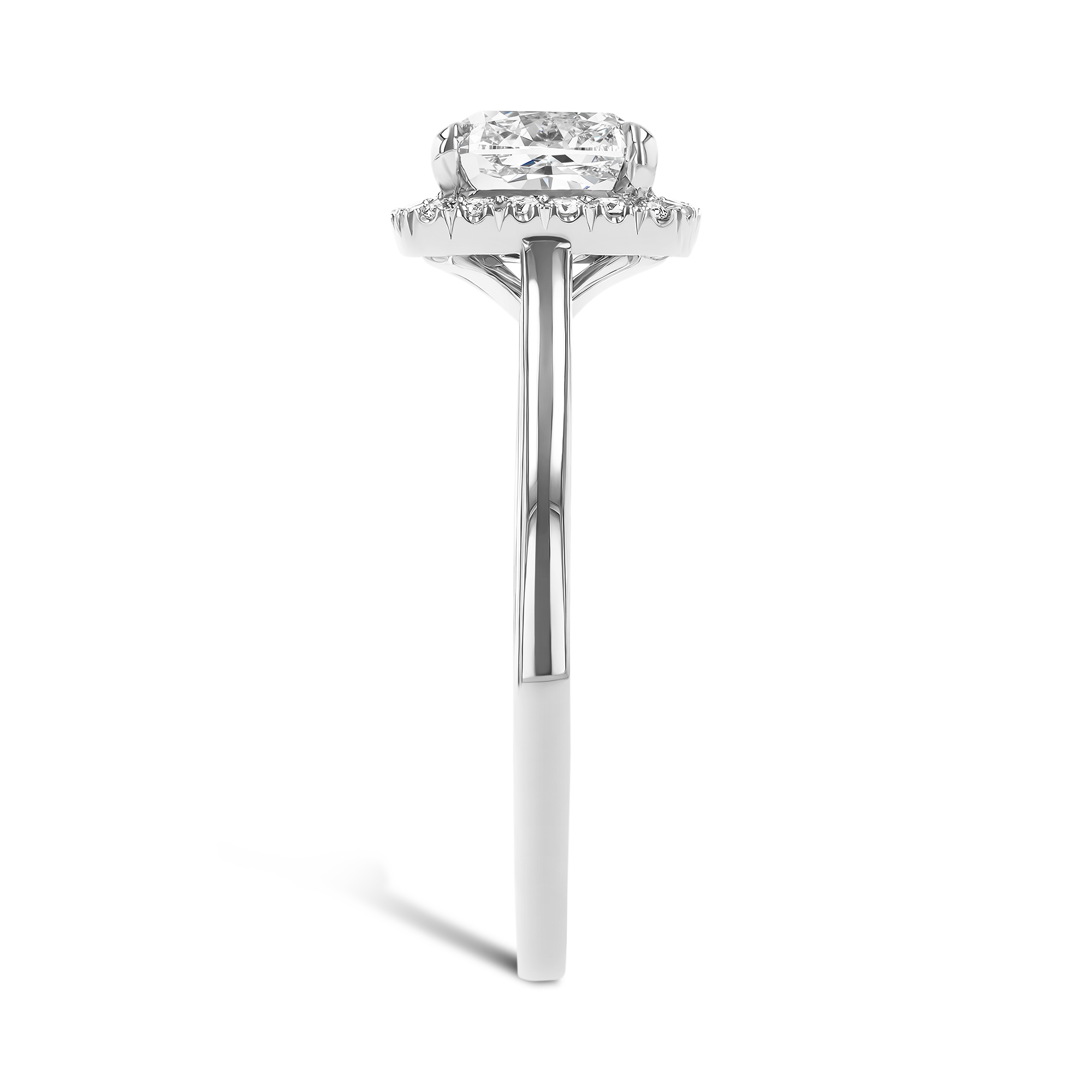Celestial 1.80ct Cushion Cut Diamond Cluster Ring Brilliant cut, Claw set_4