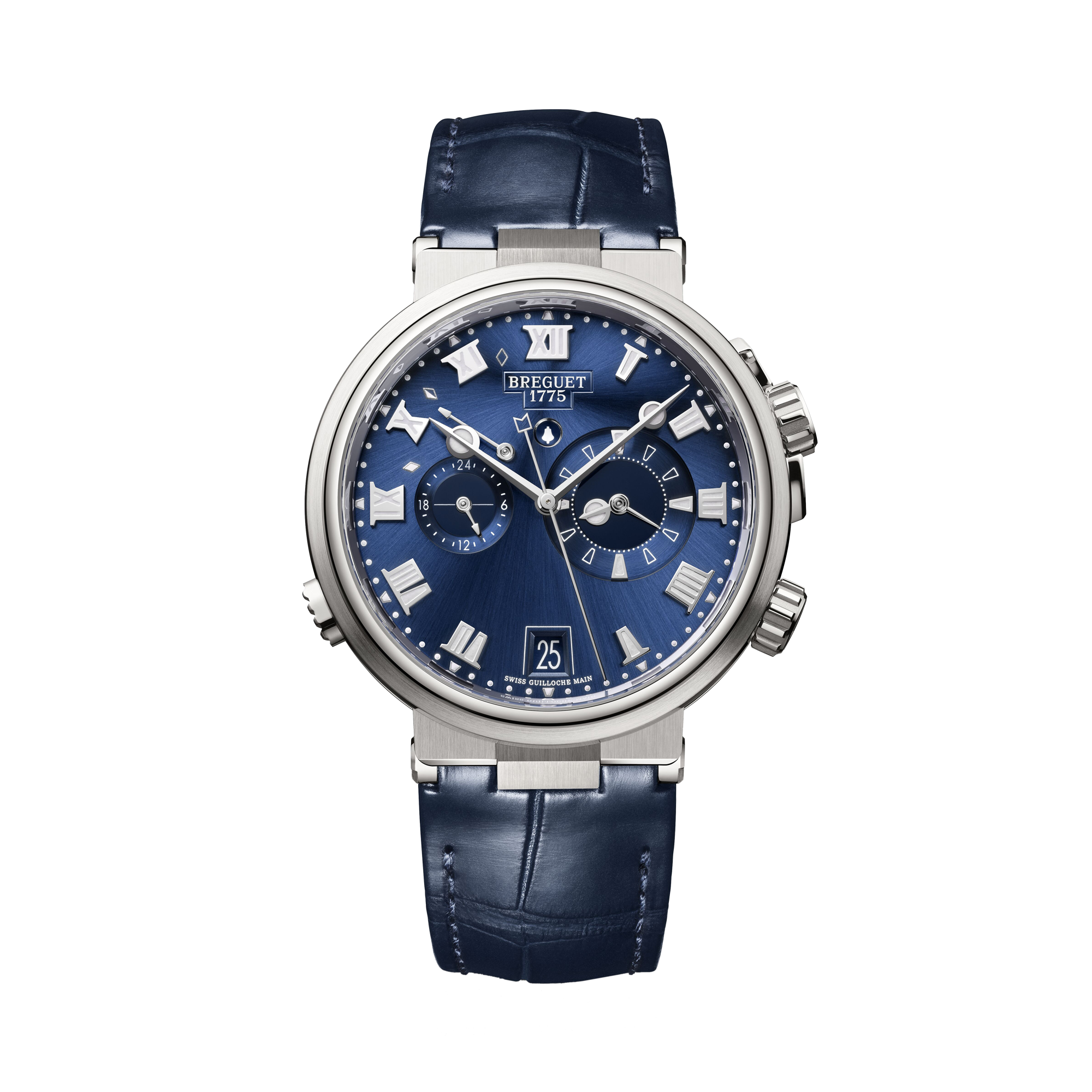 Breguet Marine Alarme Musicale 40mm, Grey Dial, Roman Numerals_1