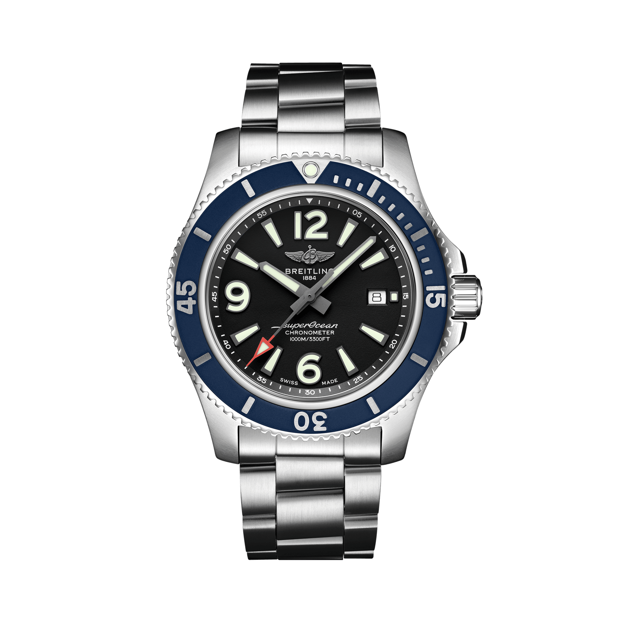 Breitling SUPEROCEAN AUTOMATIC 44 United Kingdom Special Edition 44mm, Black Dial, Arabic and Baton Numerals_1
