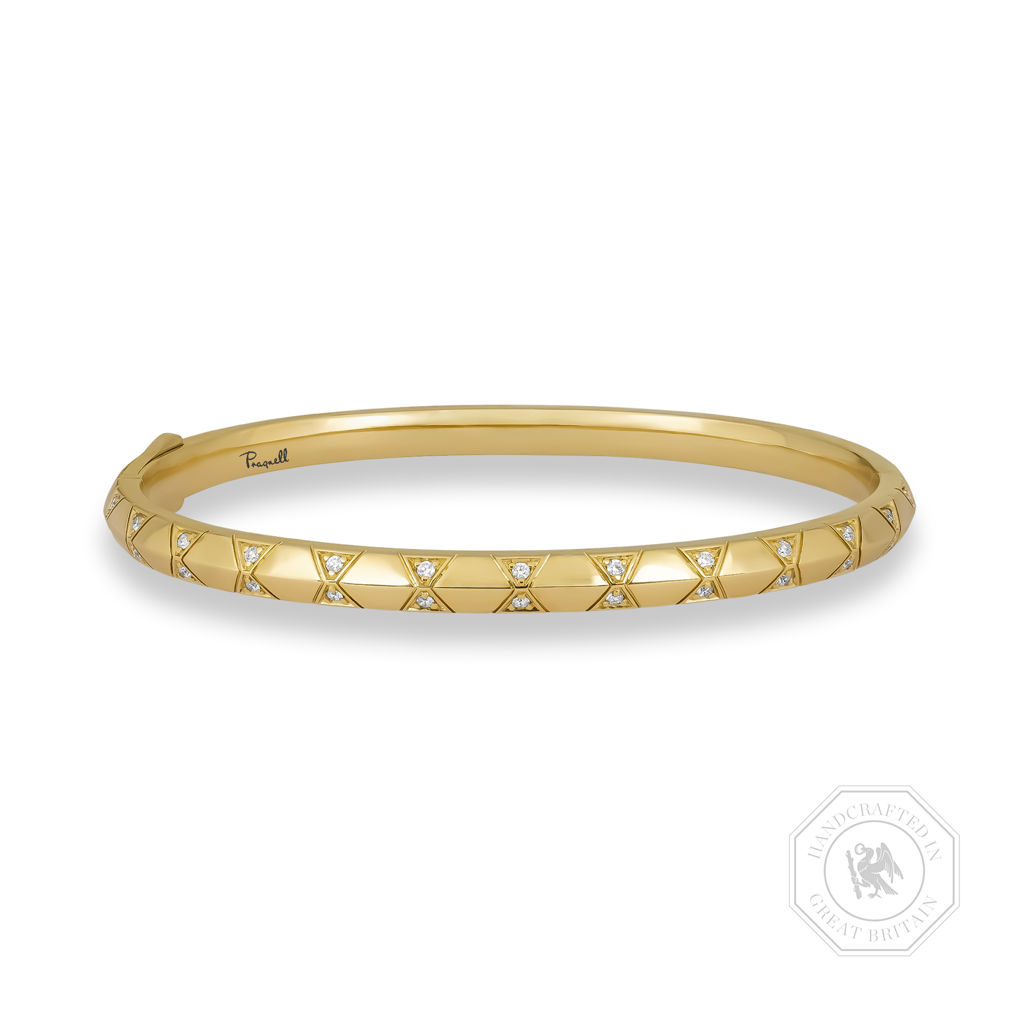 Origins Small Diamond Set Bangle Brilliant cut, Claw set_1