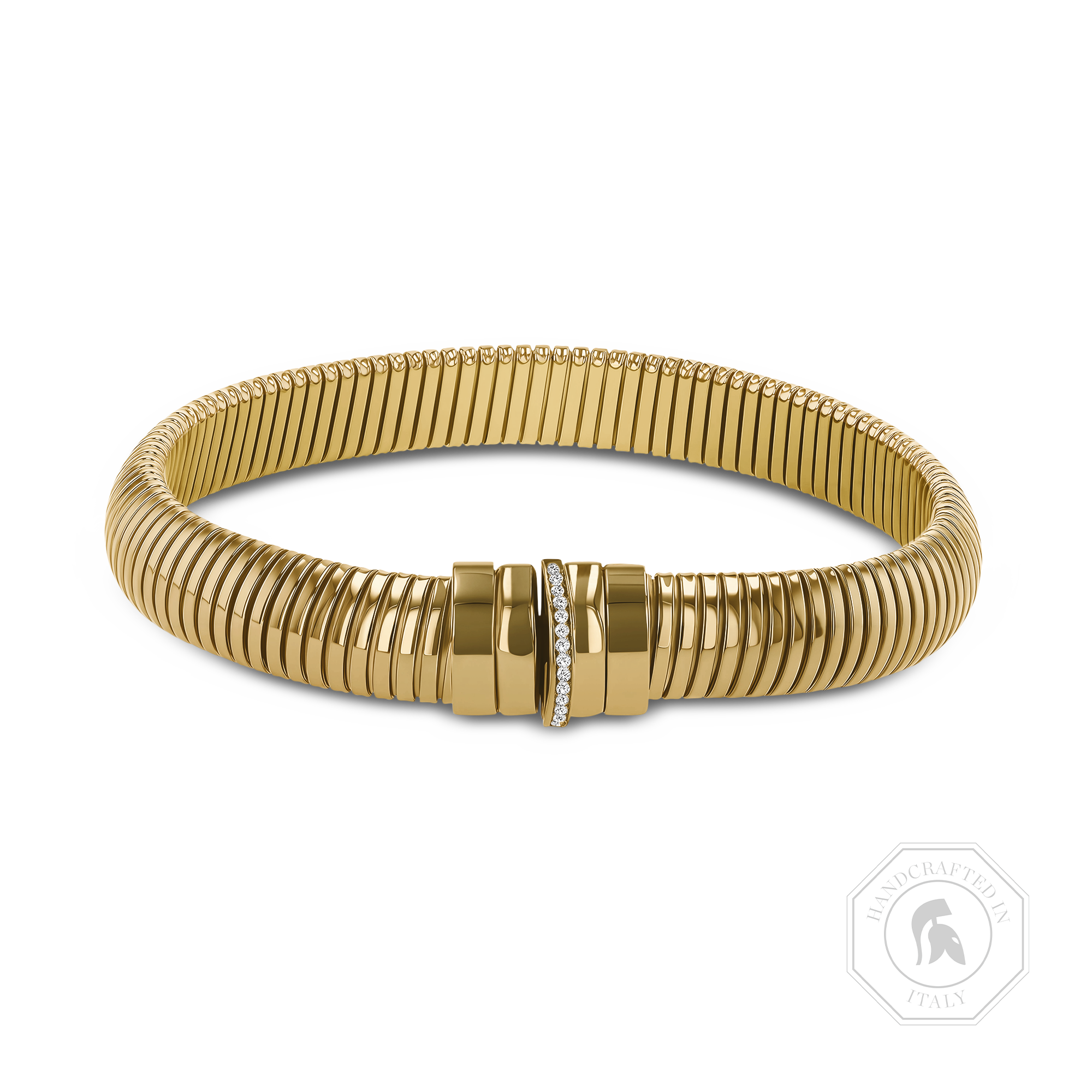 Fine Lines Half Round Shape Bracelet _1