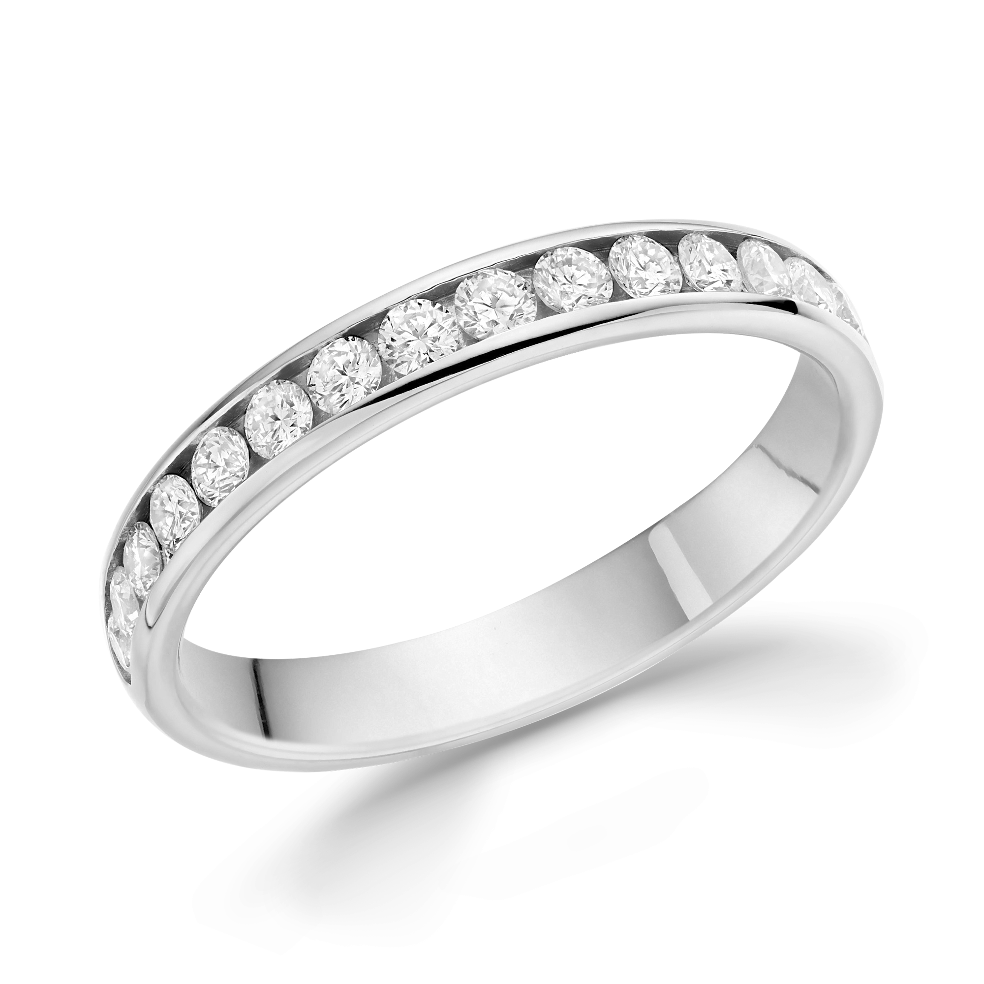 Brilliant Cut Diamond Eternity Ring Brilliant Cut, Eternity, Channel Set_1