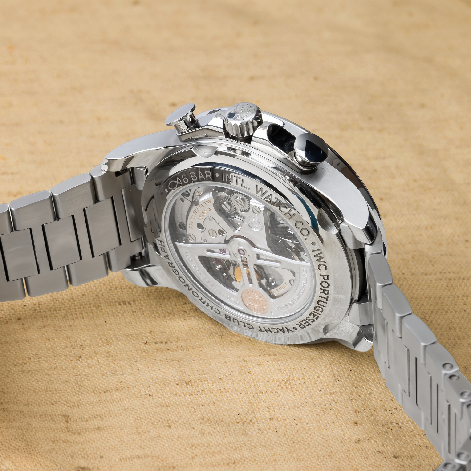 Pre-Owned IWC Portugieser Yacht Club Chronograph 44.6mm, Silver Dial, Arabic Numerals_3