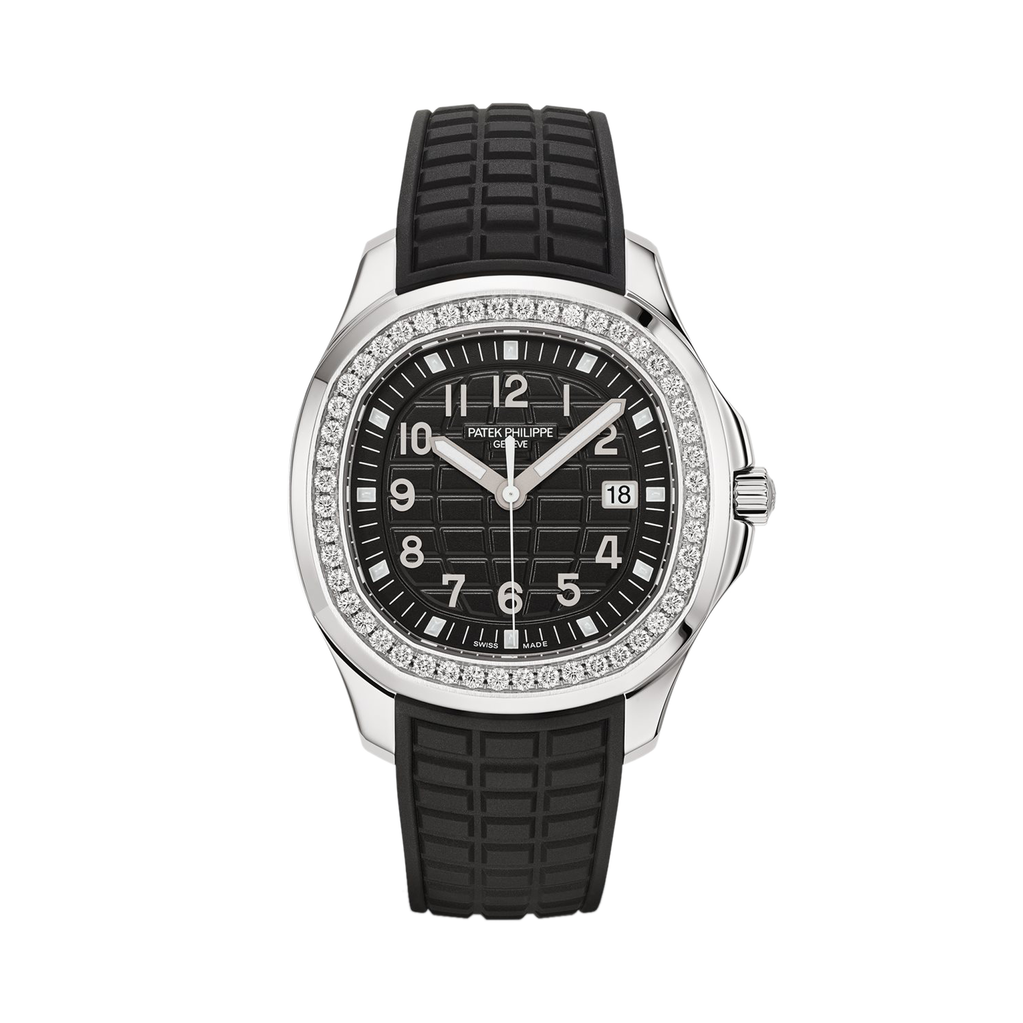 Patek Philippe Aquanaut 38.8mm, Black Dial, Arabic Numerals_1