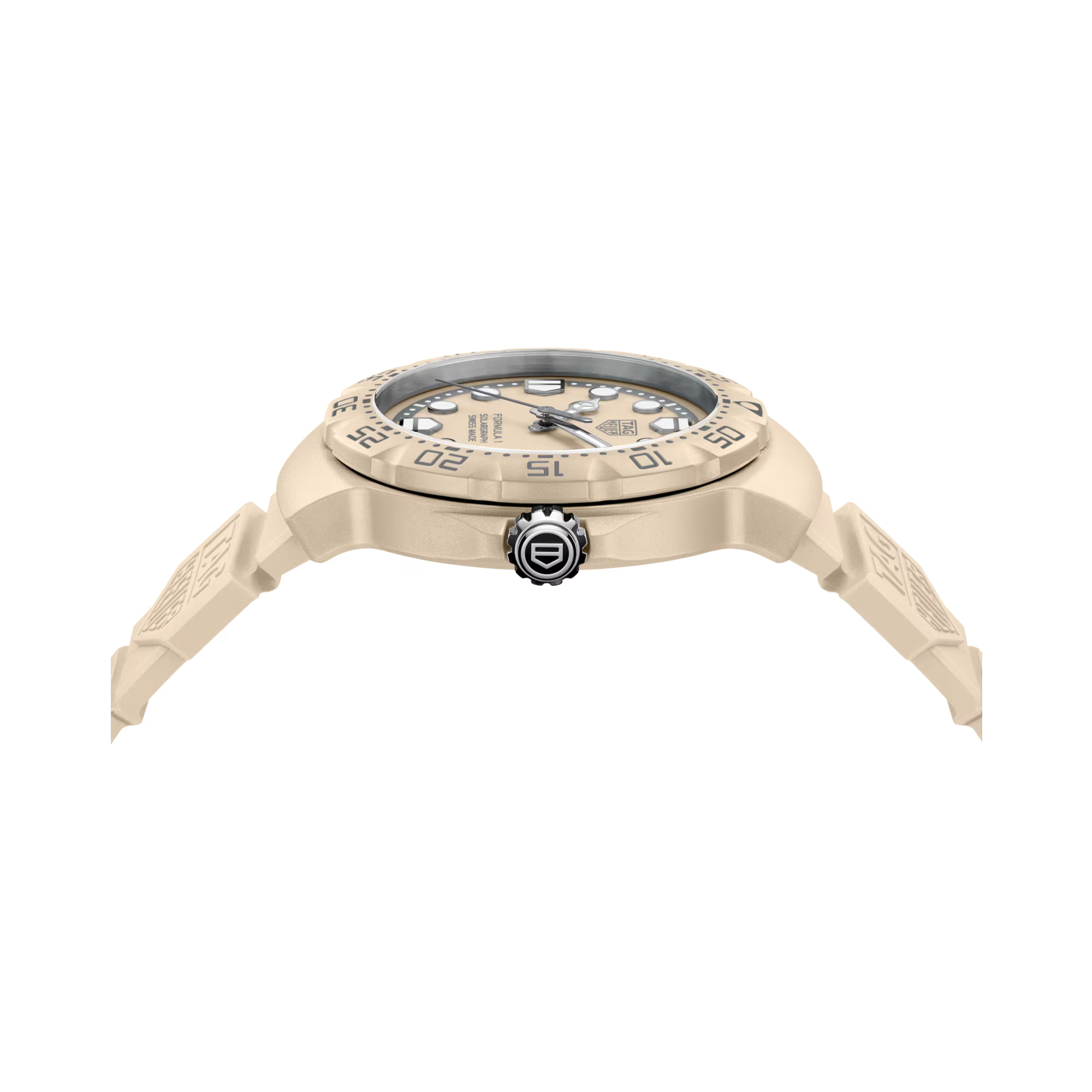 TAG Heuer Formula 1 SolarGraph 38mm, Beige Dial, Dot Numerals_2