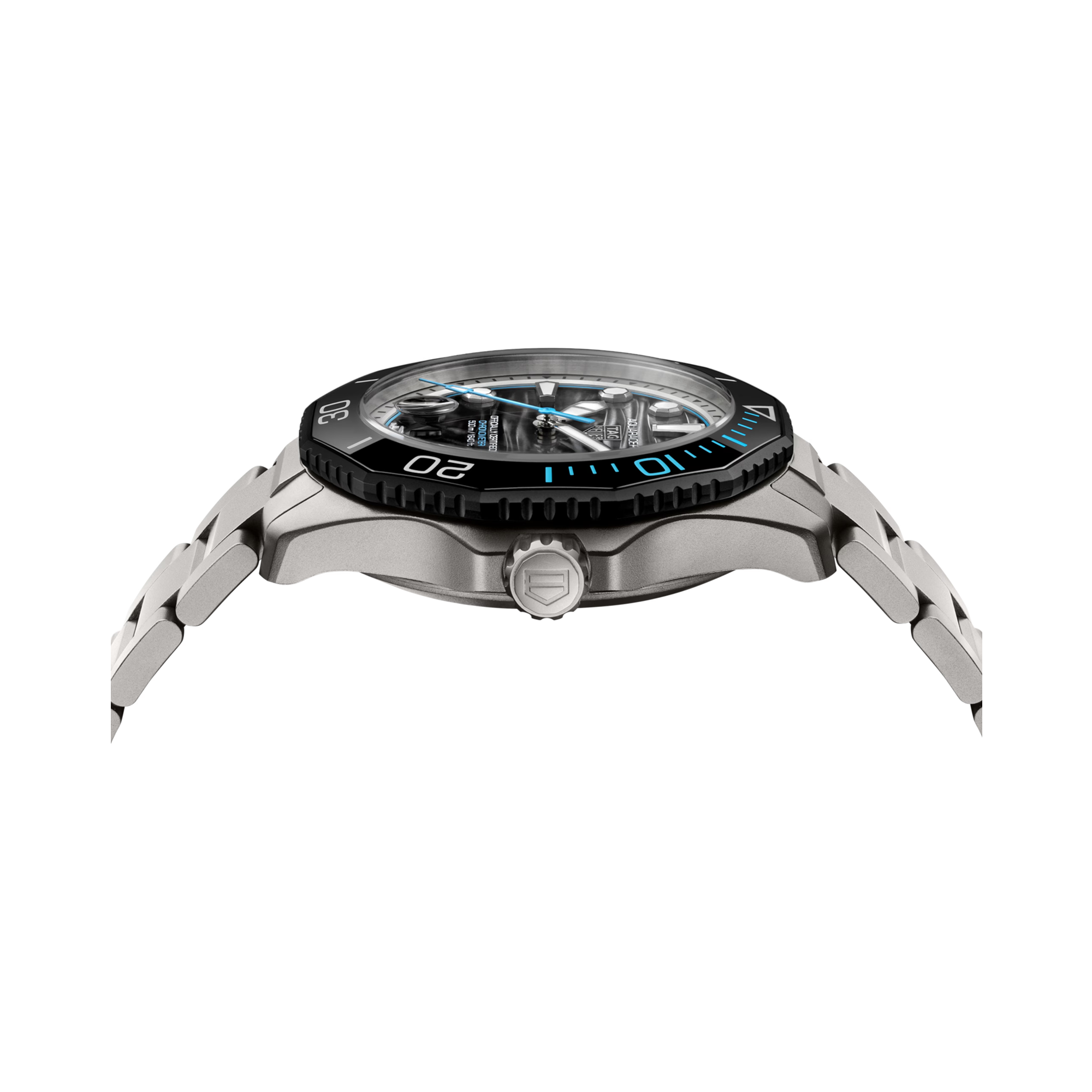 Tag Heuer Aquaracer Professional 500 Date 42mm, Black Dial, Arabic/Baton Numerals_2