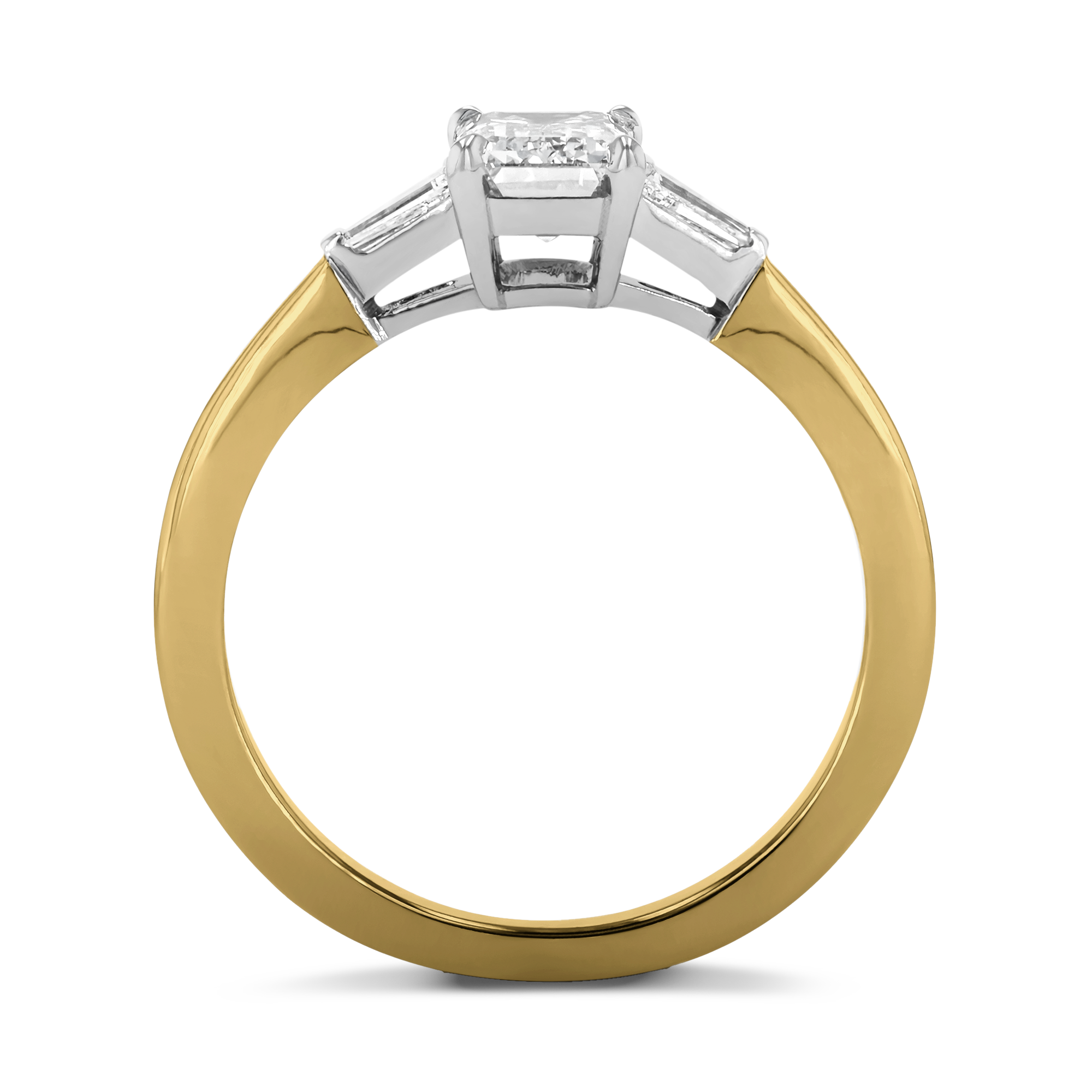 Regency 2.01ct Emerald Cut Diamond Ring Emerald Cut, Claw Set_3