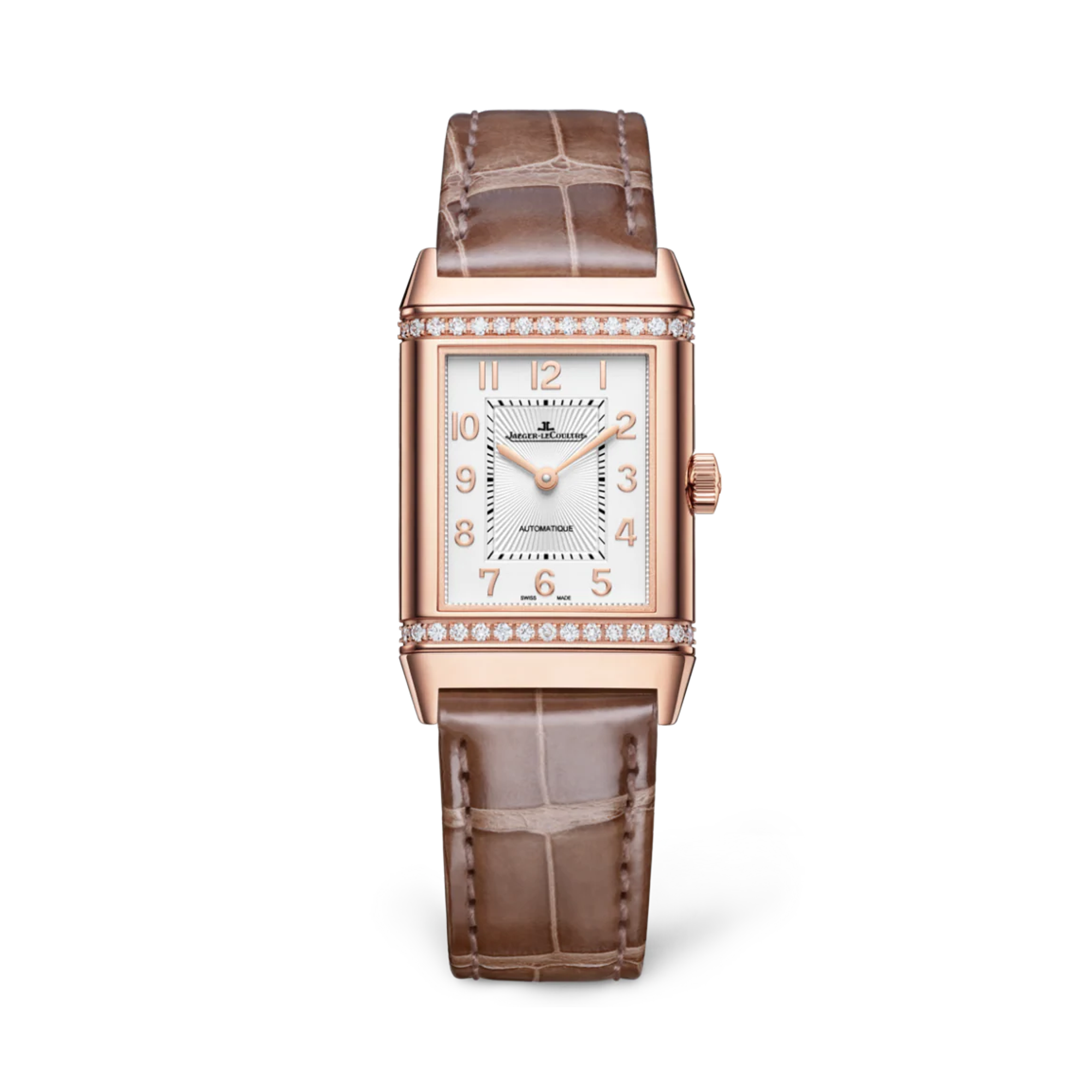 Jaeger-LeCoultre Reverso Classic Medium Duetto 40mm x 24mm, Silver Dial, Arabic/Baton Numerals_1