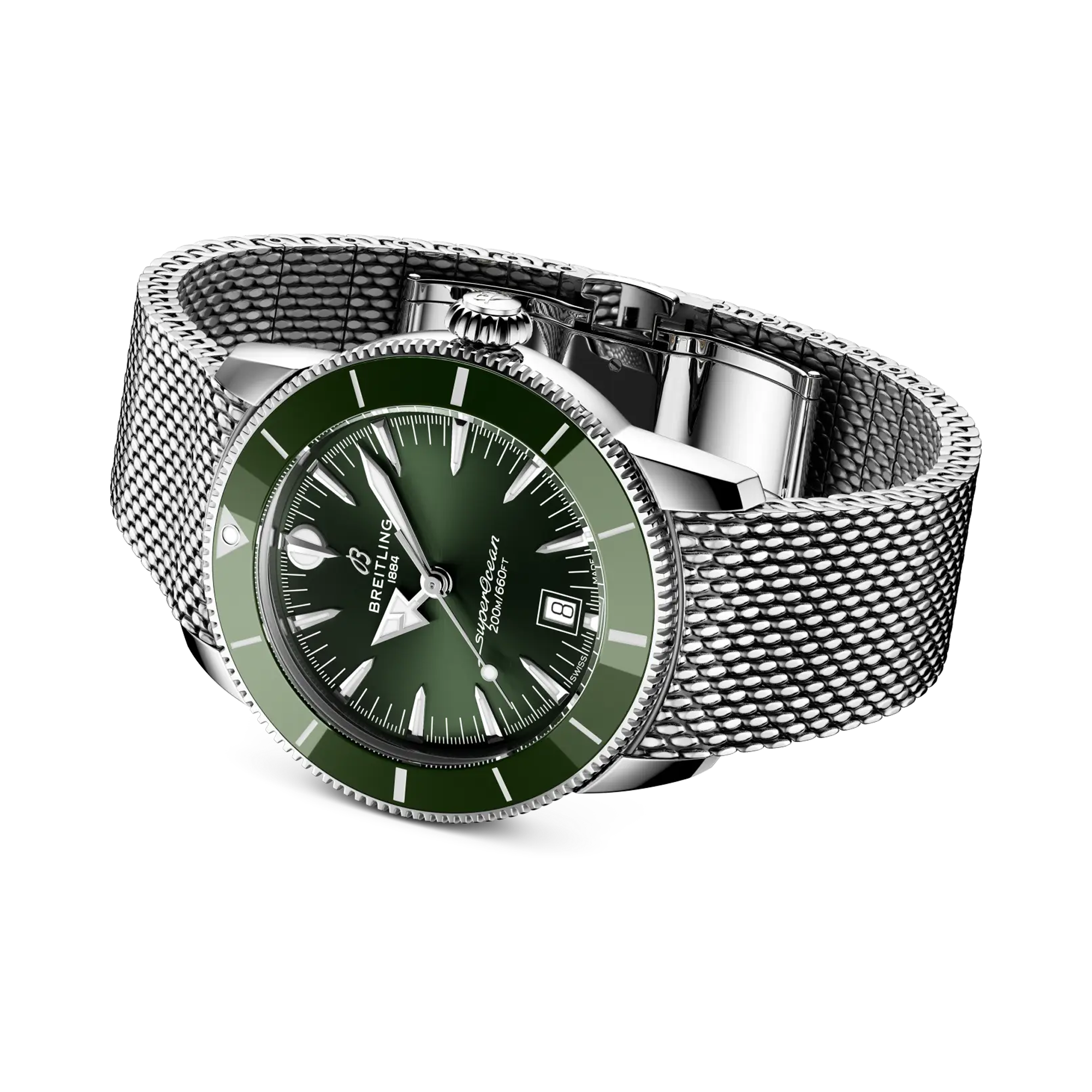Breitling Superocean Heritage B31 Automatic 44 44mm, Green Dial, Baton Numerals_3