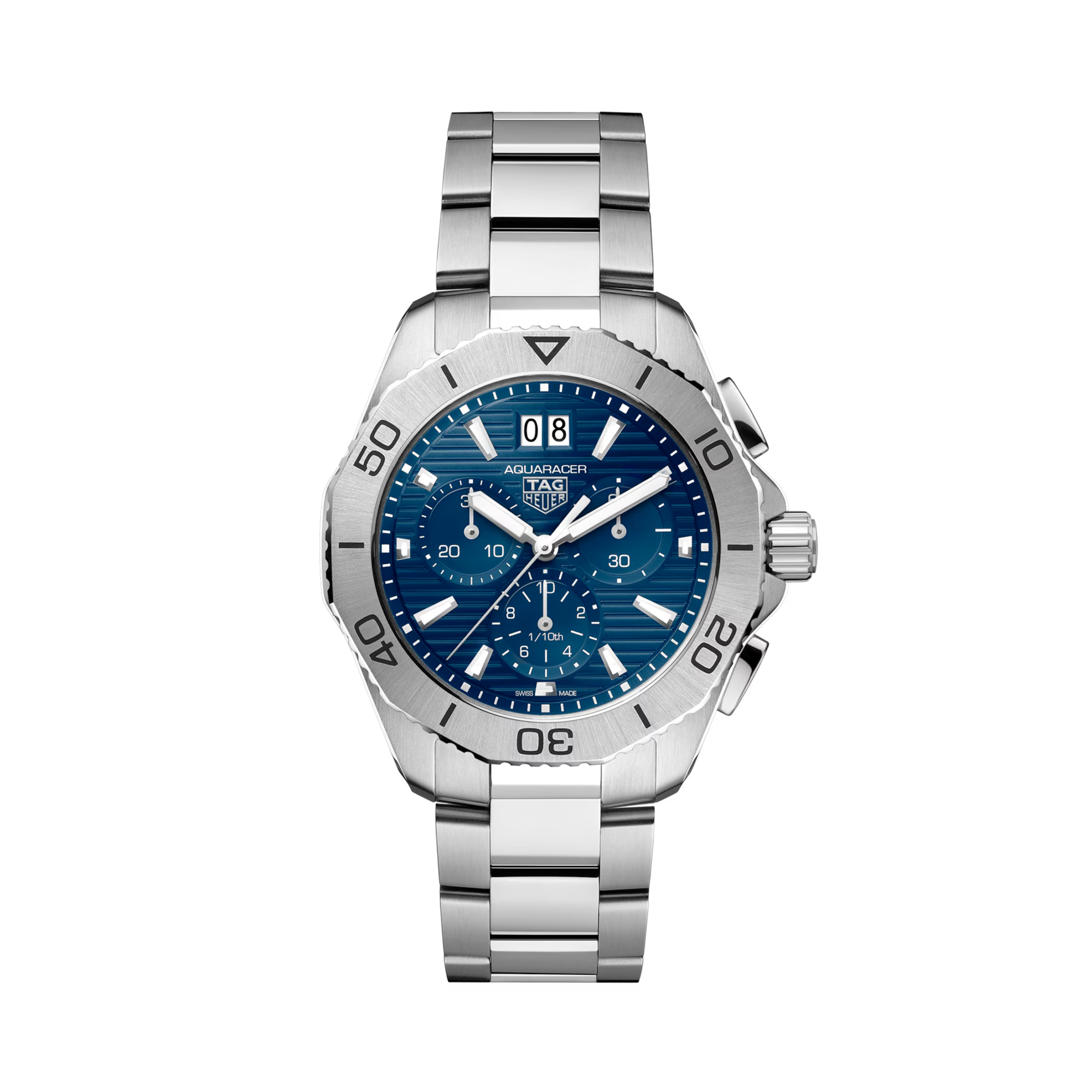 Tag Heuer Aquaracer Professional 200 40mm, Blue Dial, Baton Numerals_1