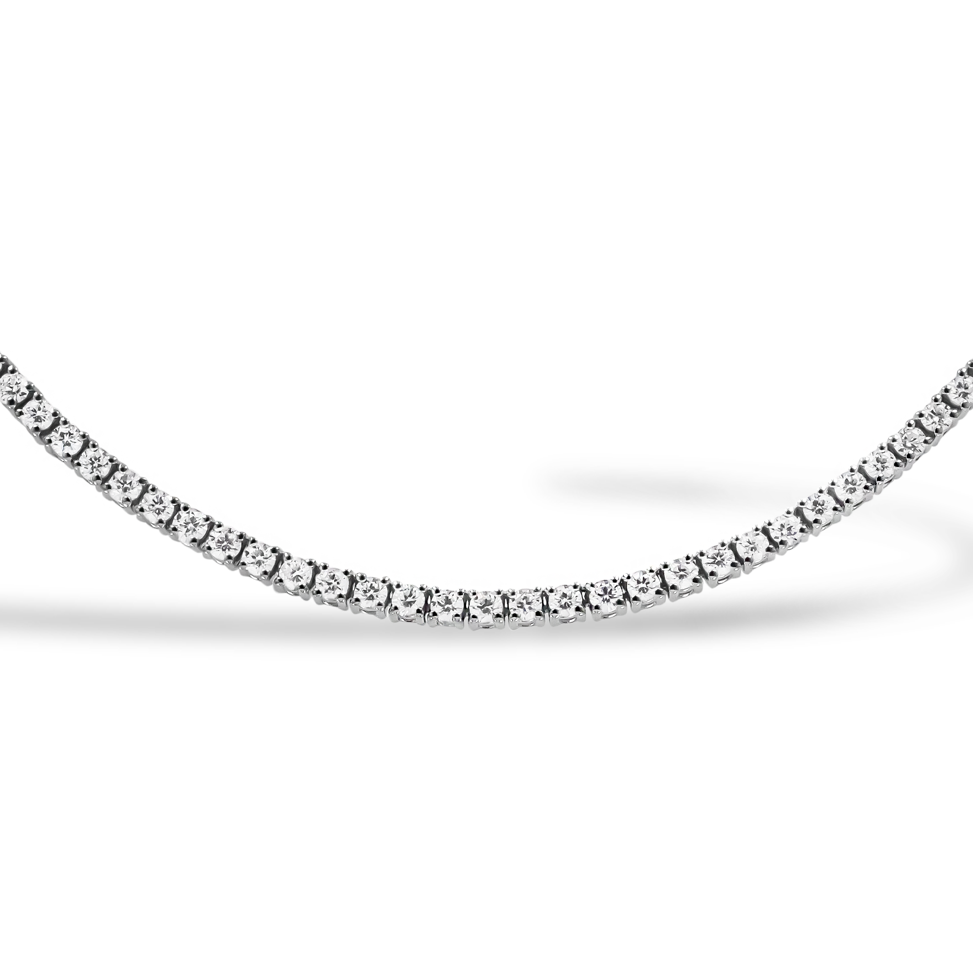 Brilliant Diamond Line Necklace Brilliant cut, Claw set_2
