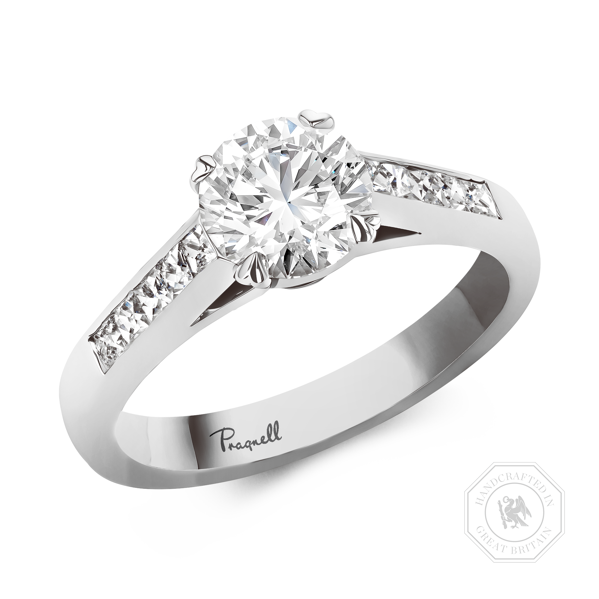 Gatsby 1.15ct Brilliant Cut Botswana Diamond Ring Brilliant cut, Claw set_1